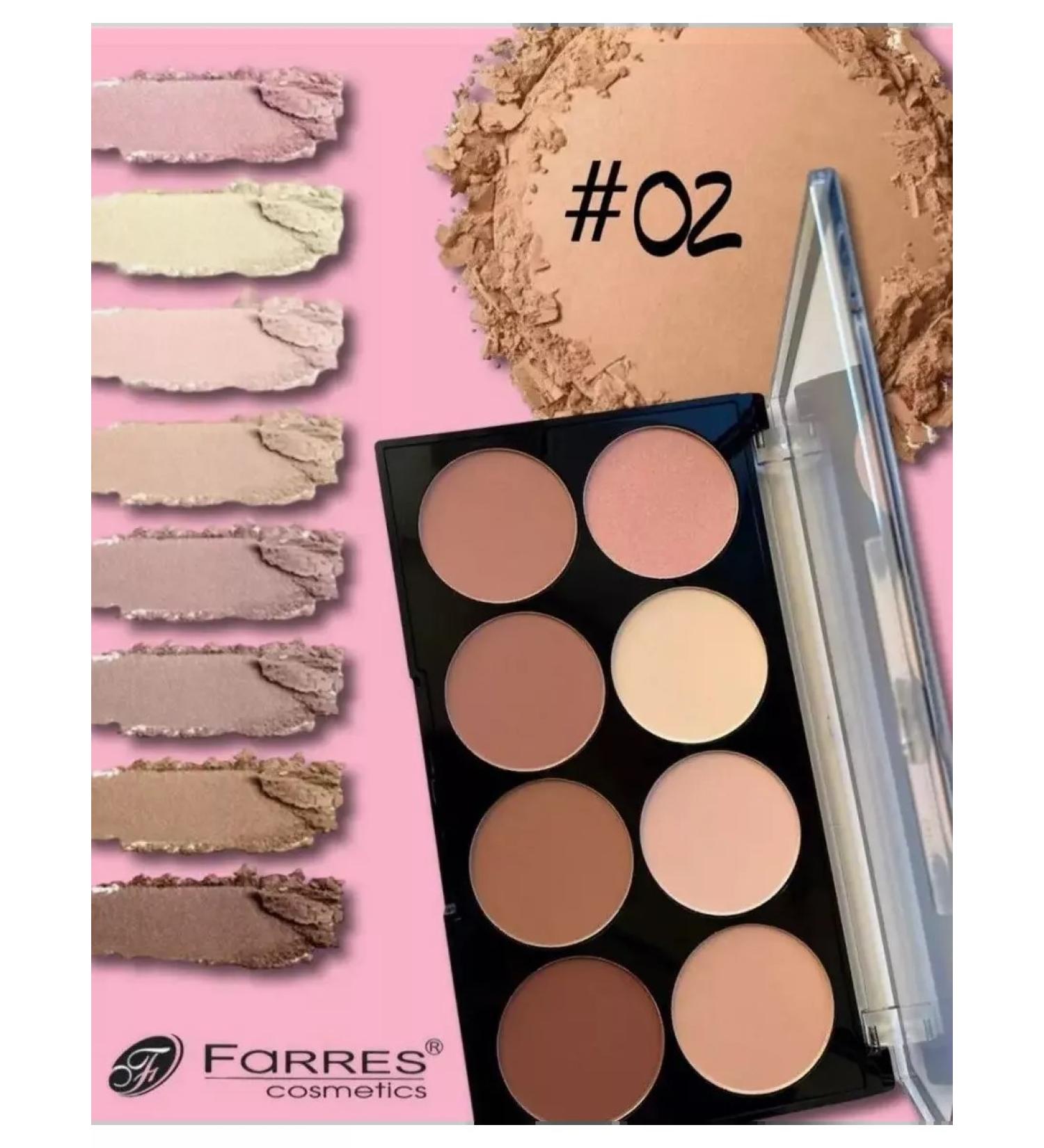 Makeup Cosmetics Highlighter powder corrector 3 in 1 - Buy Online on GoSupps.com