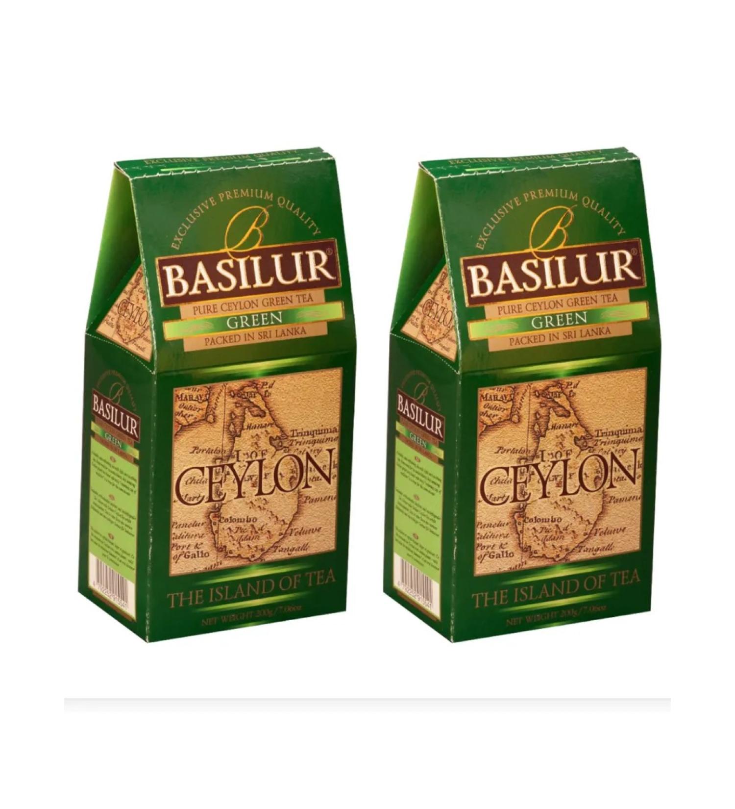 Green Basilur tea 100 grams 2 pieces