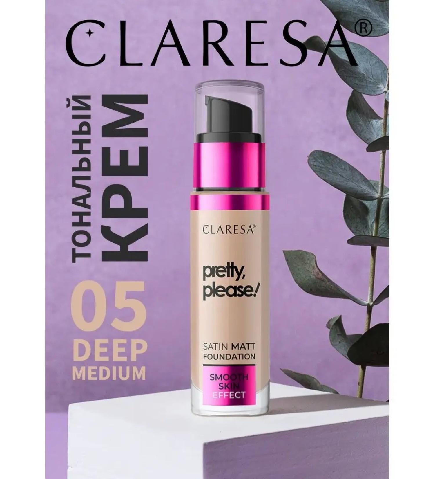 CLARESA Pretty please foundation! Tone # 05 Deep-Medium - Buy Online on GoSupps.com