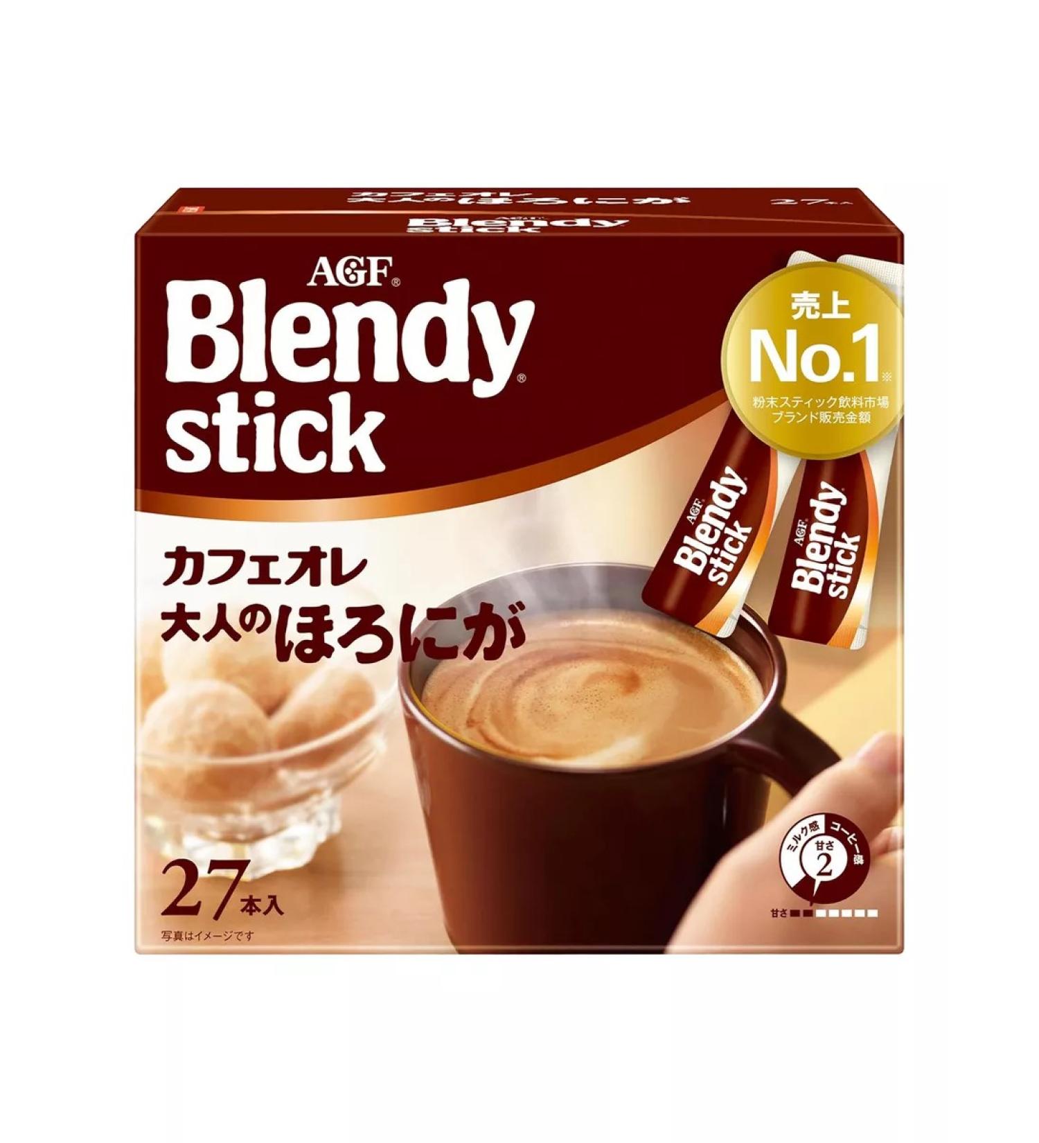 AGF Coffee with milk and sugar strong mix 8 g x 27 pcs