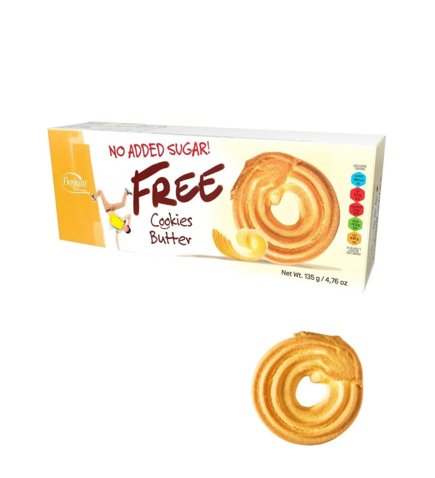 Bogutti Asso cookies without sugar 135 g