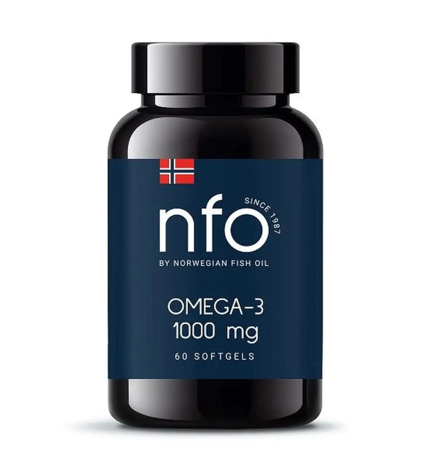 NFO Norvegian Fish Oil Omega-3 60 caps