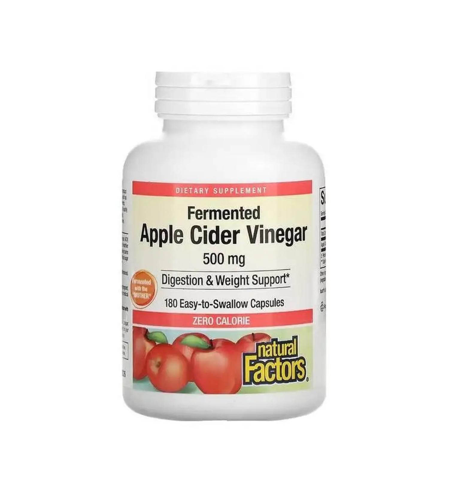 Natural Factors Apple cider vinegar 180 capsules