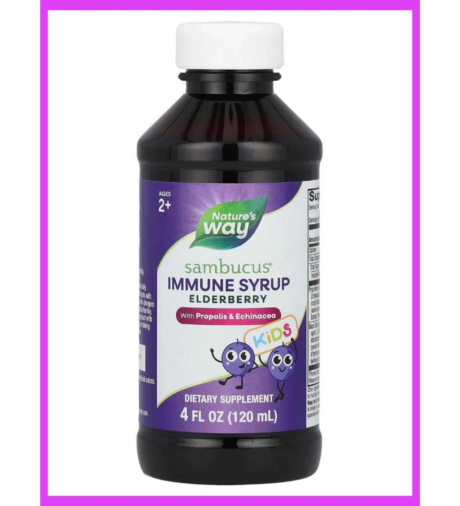Nature's Way For immunity Buzin Propolis and Echinacea 240 ml120 ml - Buy Online on GoSupps.com