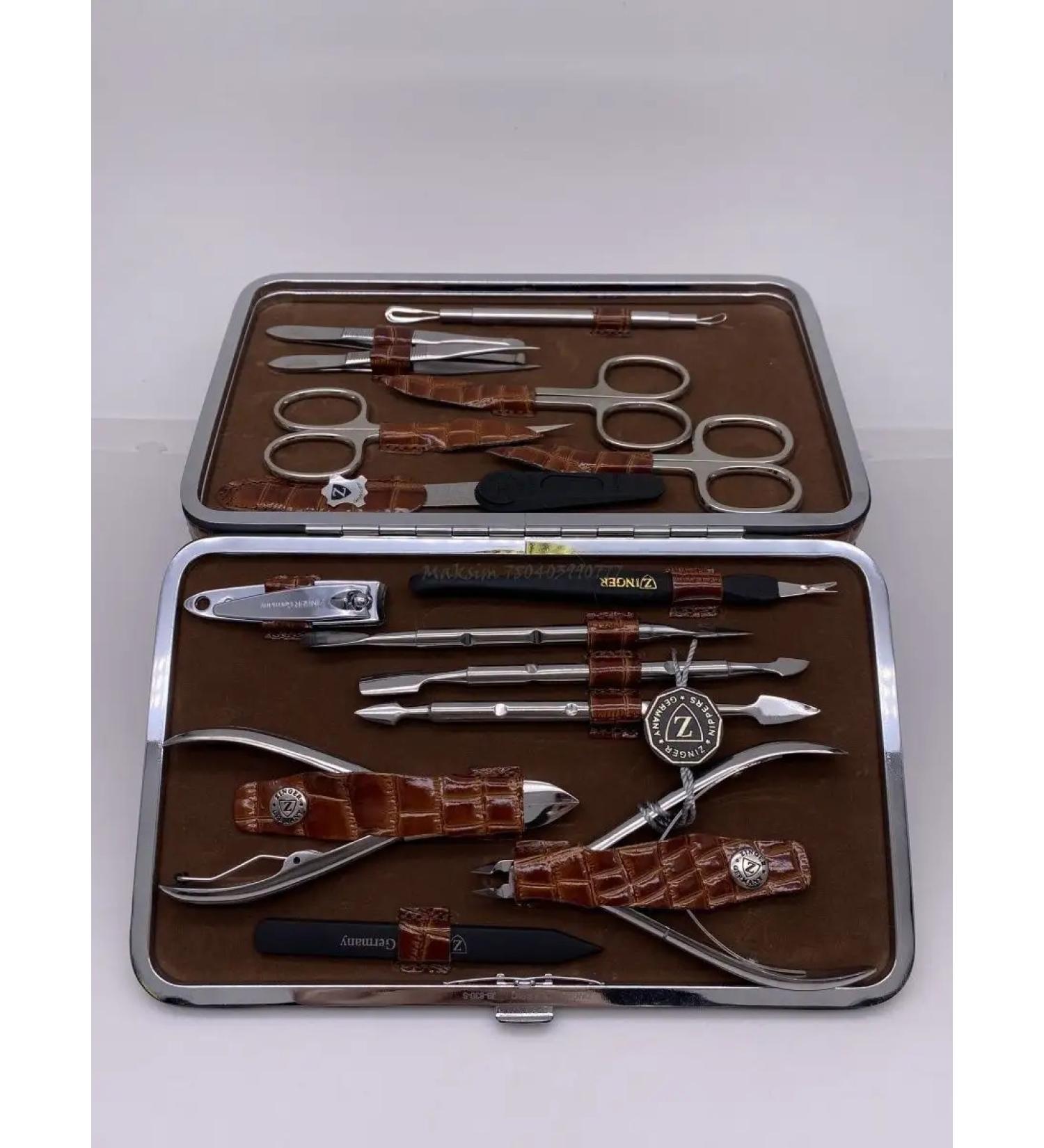 ZINGER Manicure set box 15 items silver - Buy Online on GoSupps.com