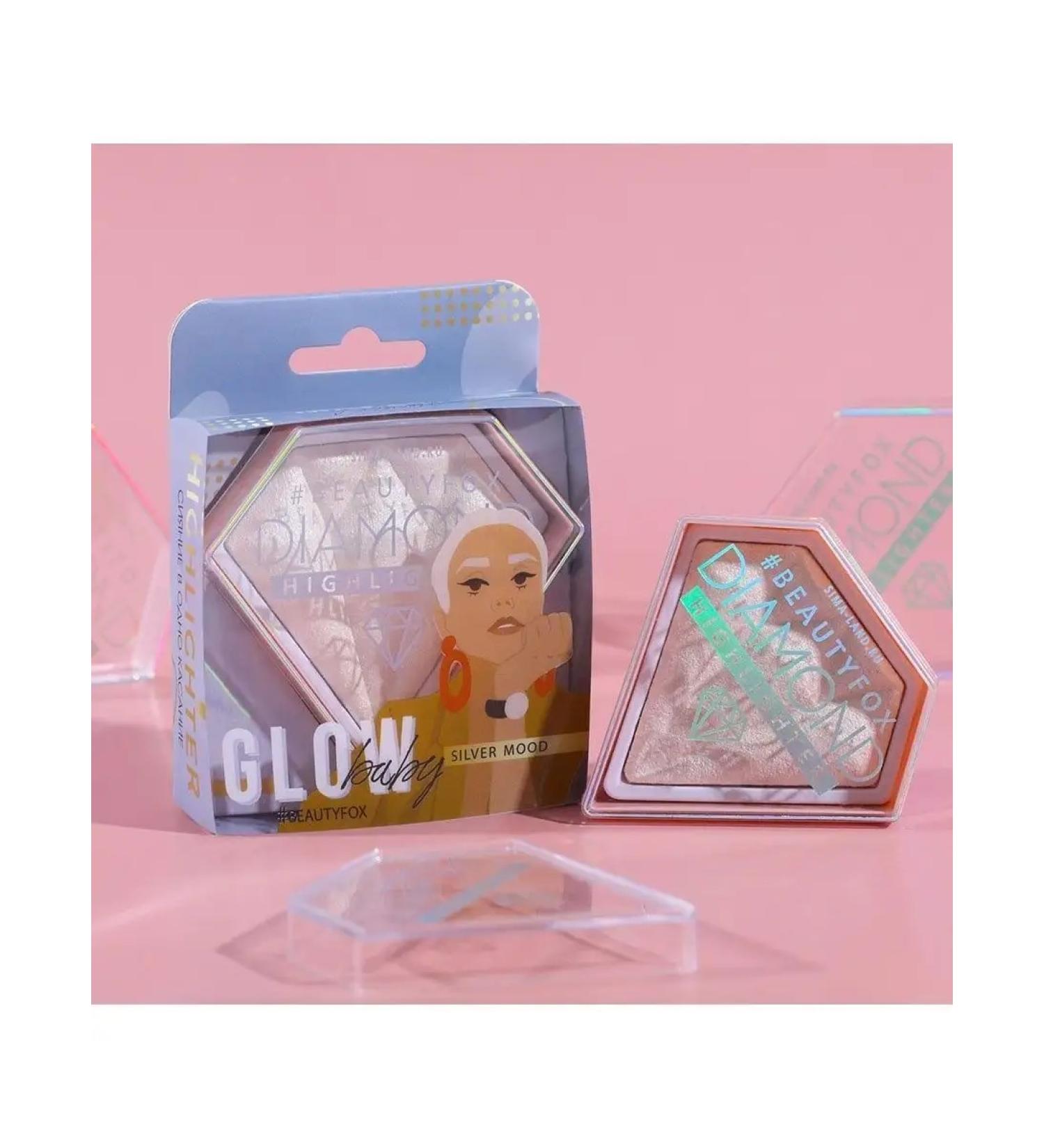 Beauty Fox Highlighter for the face of the body shimmer dry baked structure - Buy Online on GoSupps.com