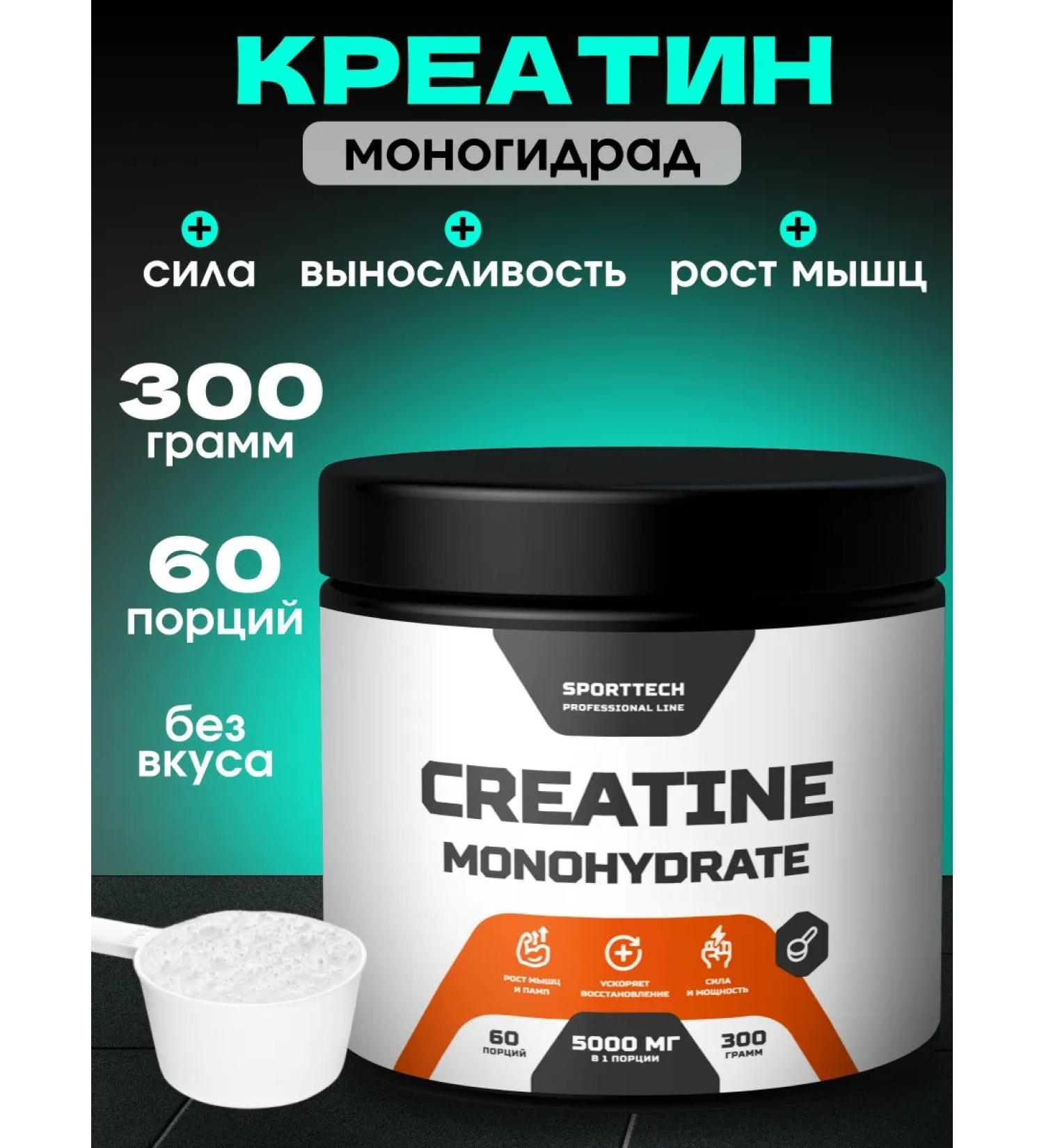 SPORT TECHNOLOGY NUTRITION Creatine Monohydrate Powder Feature 300 g - Buy Online on GoSupps.com