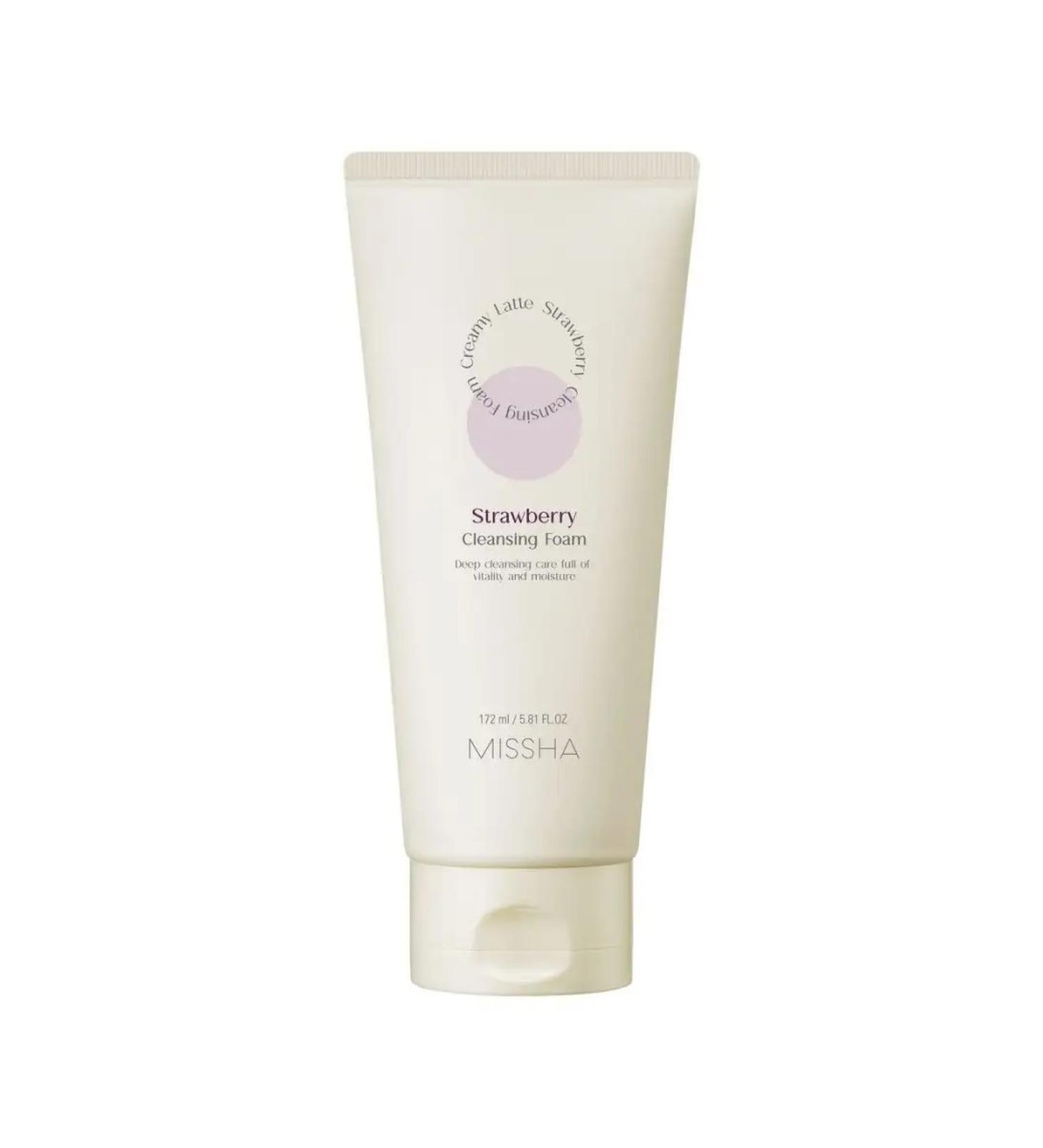 MISSHA Creamy Latte face with strawberry extract 172 ml - Buy Online on GoSupps.com
