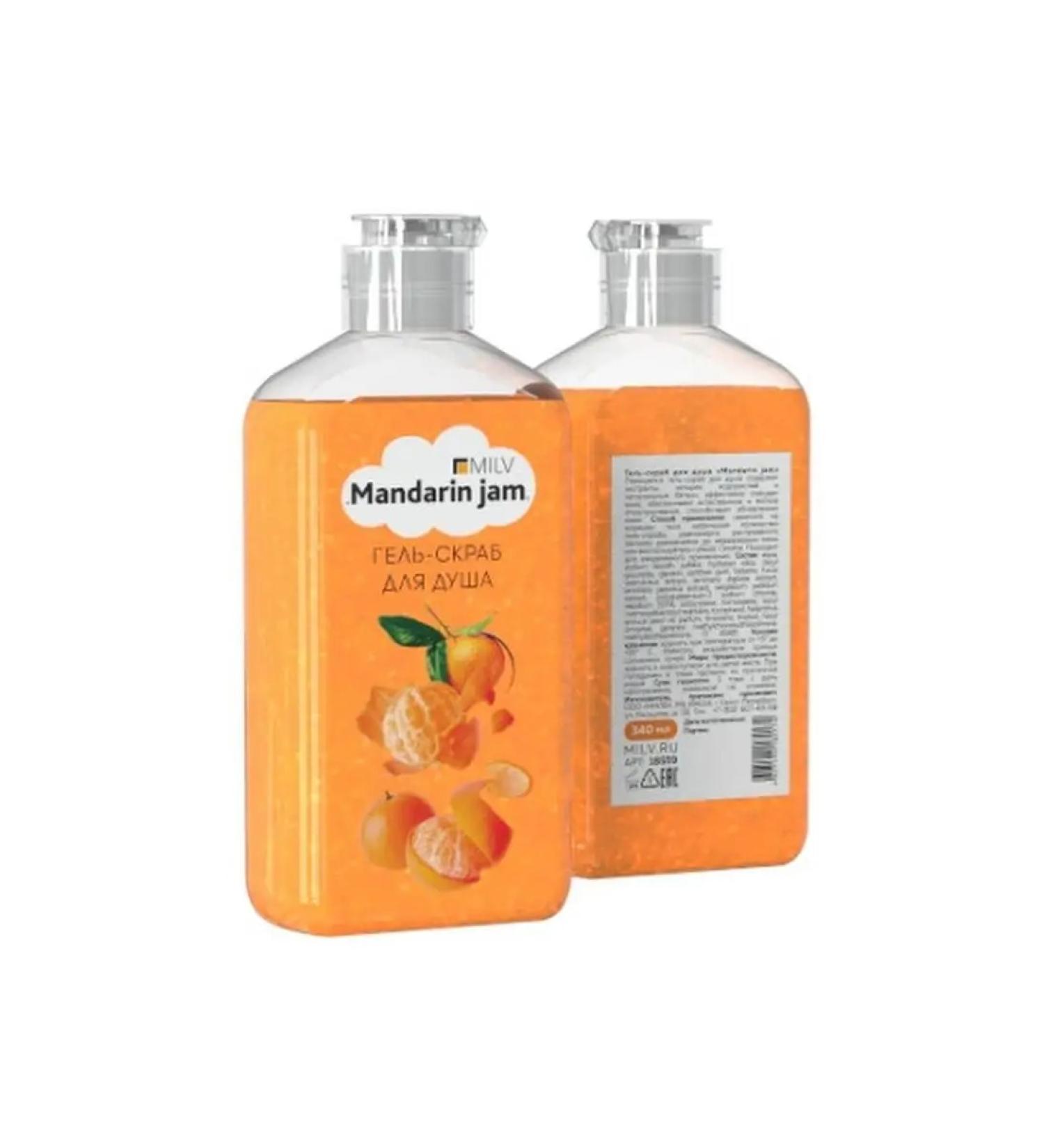 MILV Shower gel-scrub "Mandarin Jam" 340 ml