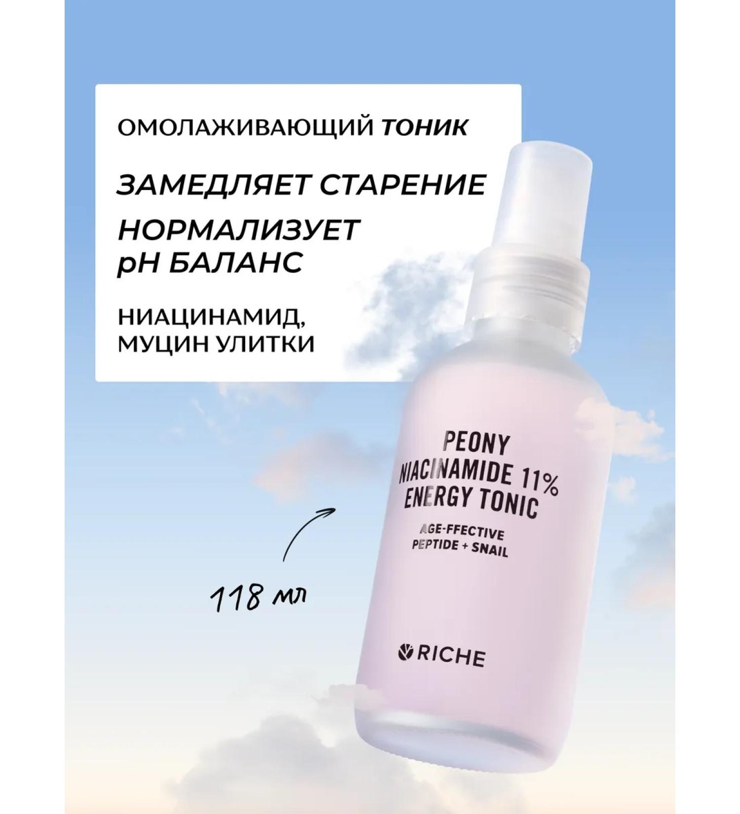 RICHE Anti -aging anti -aging tonic with niacinamide peptides - Buy Online on GoSupps.com