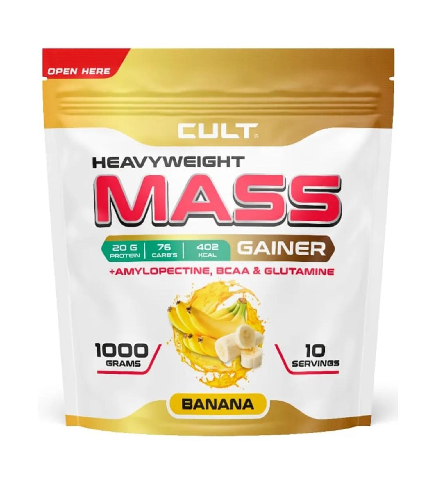 CULT Sport Nutrition Heiner Cult 100% Pure Mass Gainer 1000 g - Buy Online on GoSupps.com