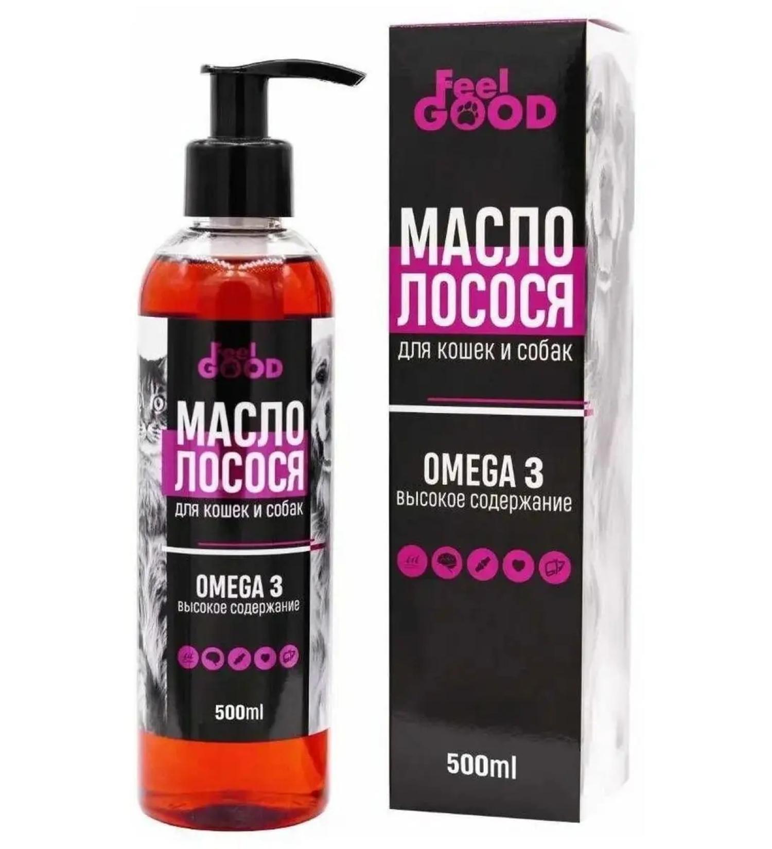 FeelGood Omega-3 salmon oil 500 ml