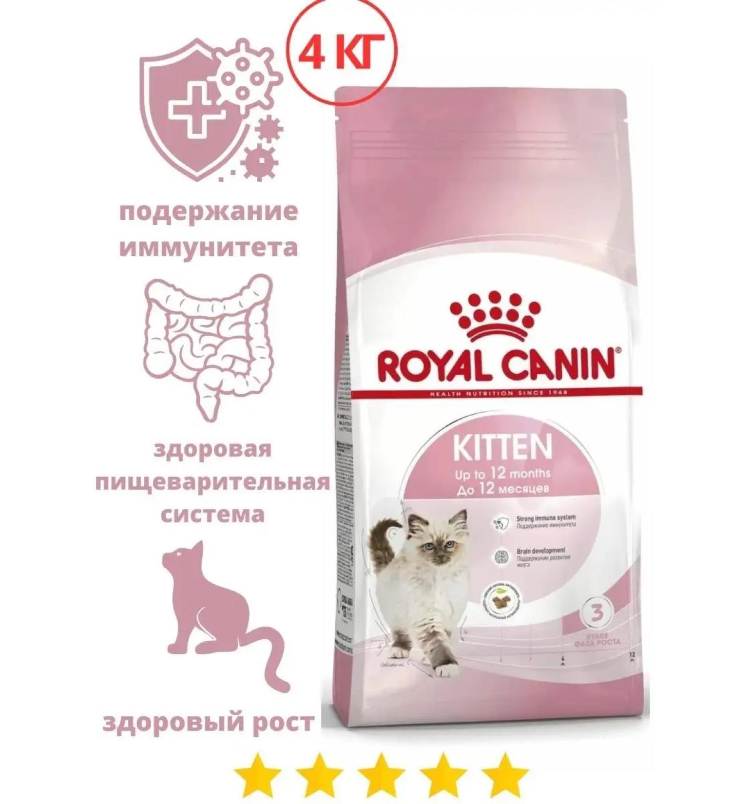 ROYAL CANIN Kitten dry food for kittens 4 kg - Buy Online on GoSupps.com