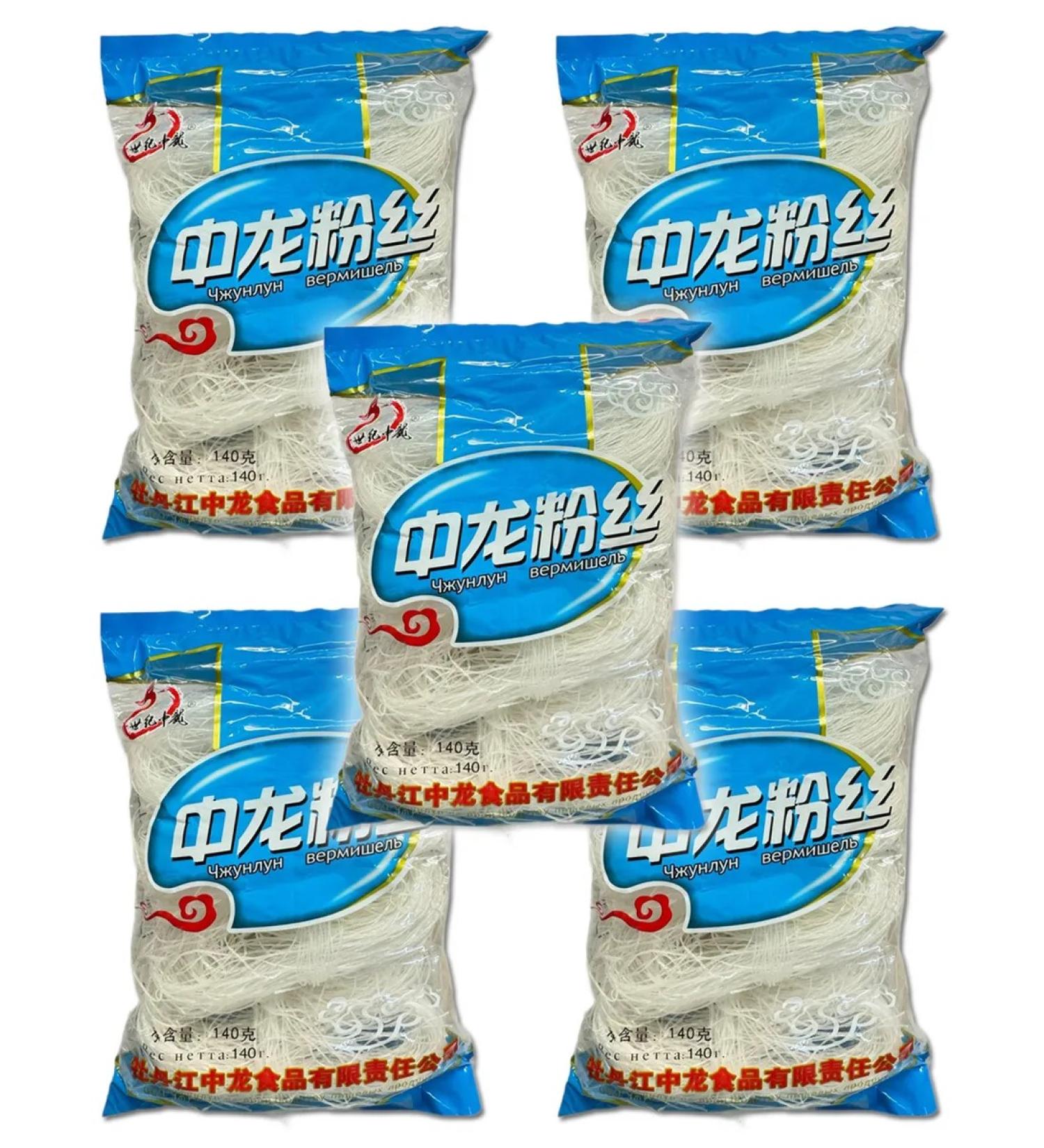 Funchose Chinese noodles 5 pcs 140 g - Buy Online on GoSupps.com
