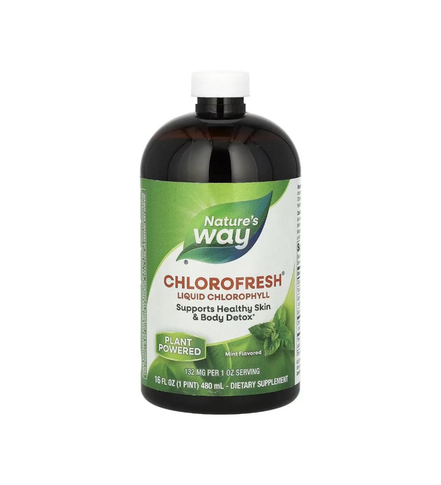 Nature's Way Chlorofresh liquid chlorophyll with mint aroma 132 mg
