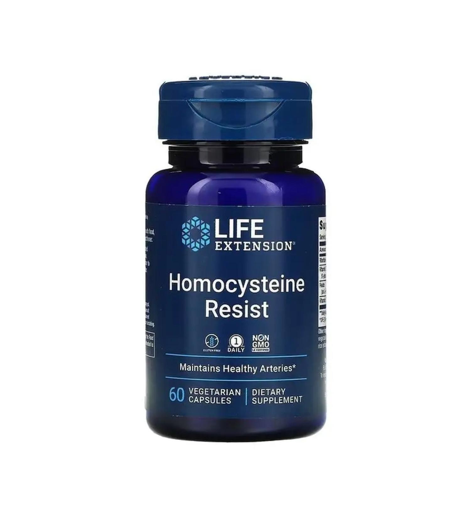 Life extension Vitamins Complex B Homocysteine Resist 60 cap