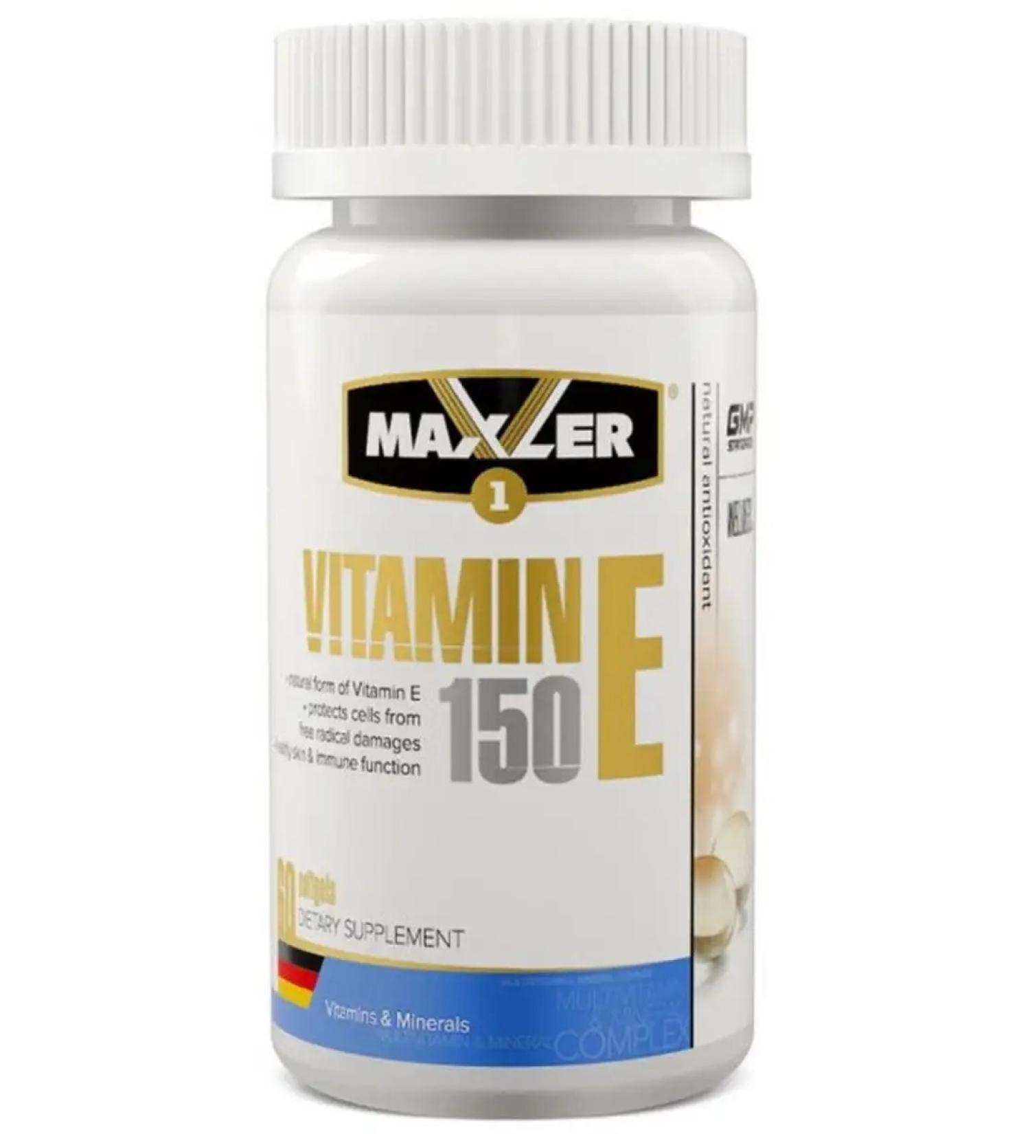 maxler Mr vitamin e vitamins + minerals vitamin E 150 mg 60 capsules