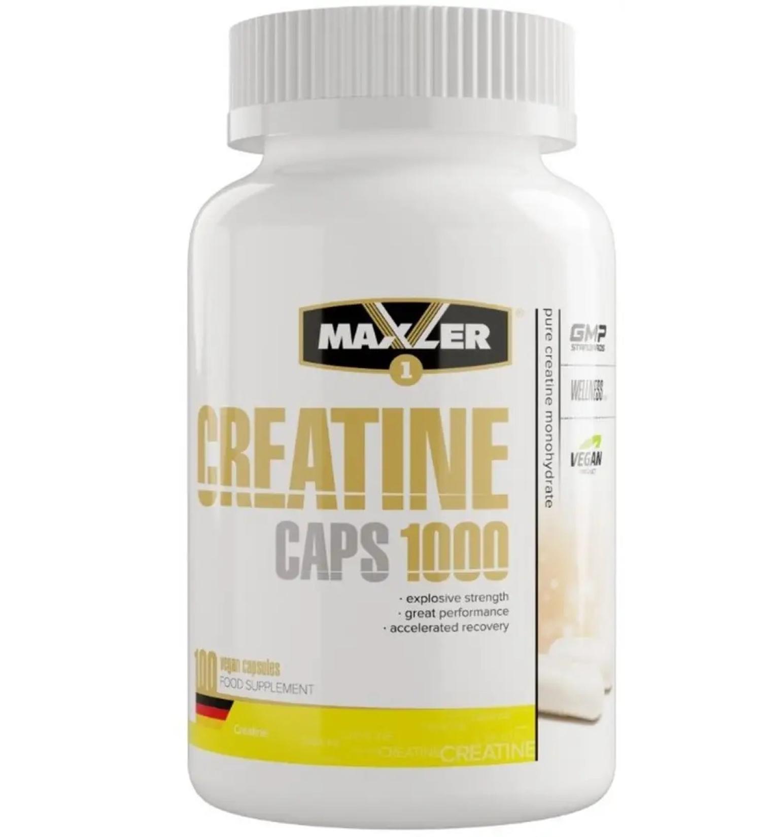 Maxler Creatine Monohydrate Capsules Creatine Caps 1000 100 pcs
