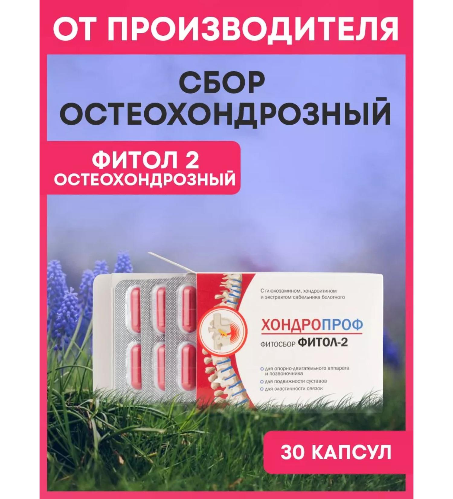 ALFIT Dietary supplement Fitol-2 chondroprof from back pain 30 capsules - Buy Online on GoSupps.com