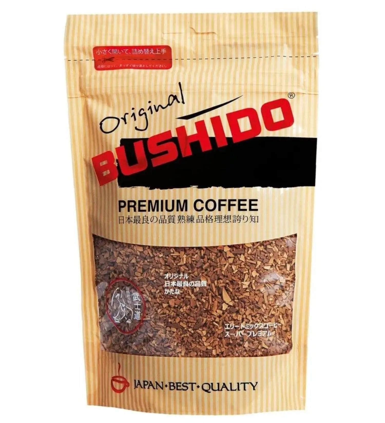 Bushido Coffee soluble sublimated Original 75 g