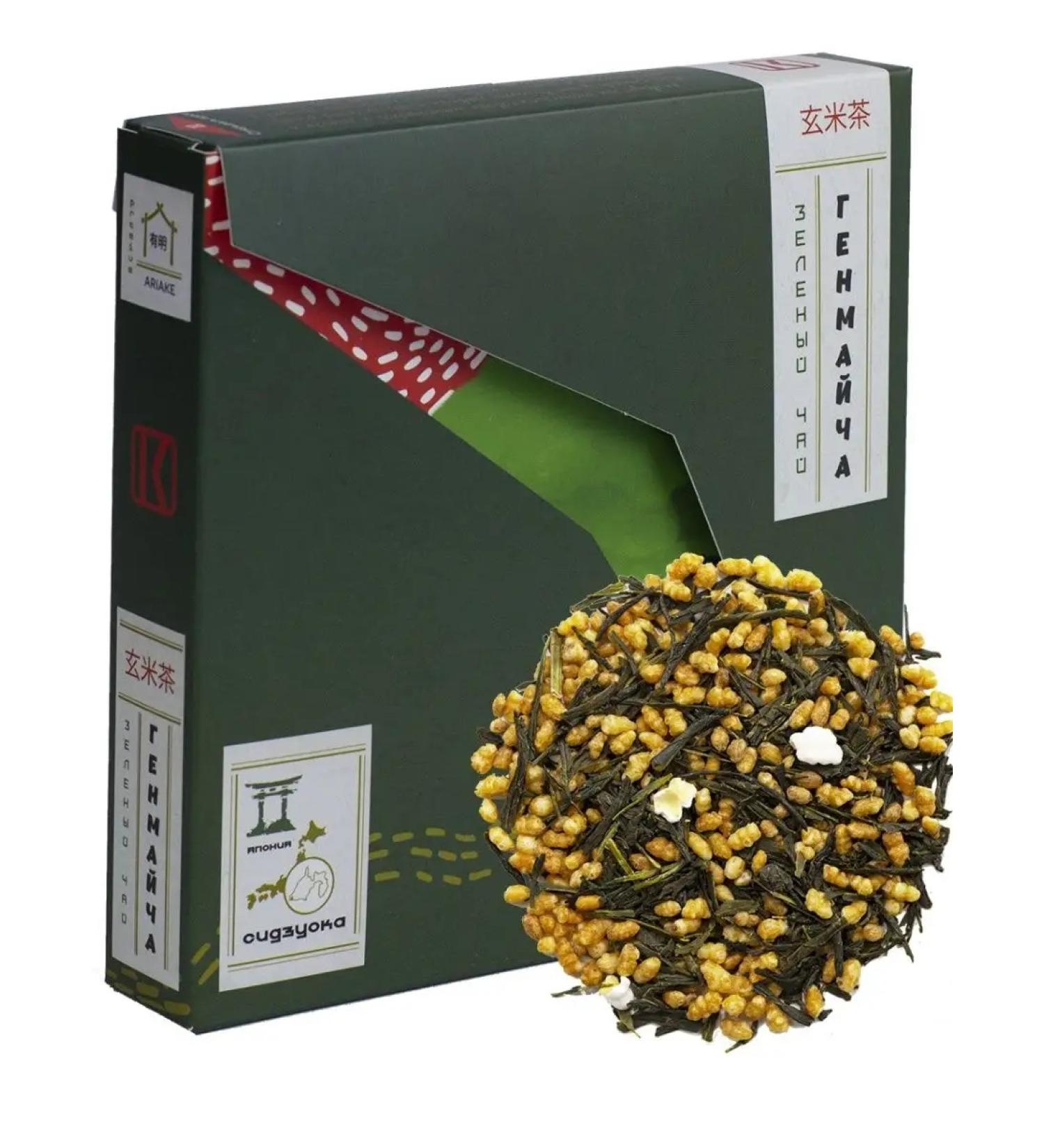 KIWAMI Japanese Green Tea Genmaych Premium 100 grams Ariake - Buy Online on GoSupps.com