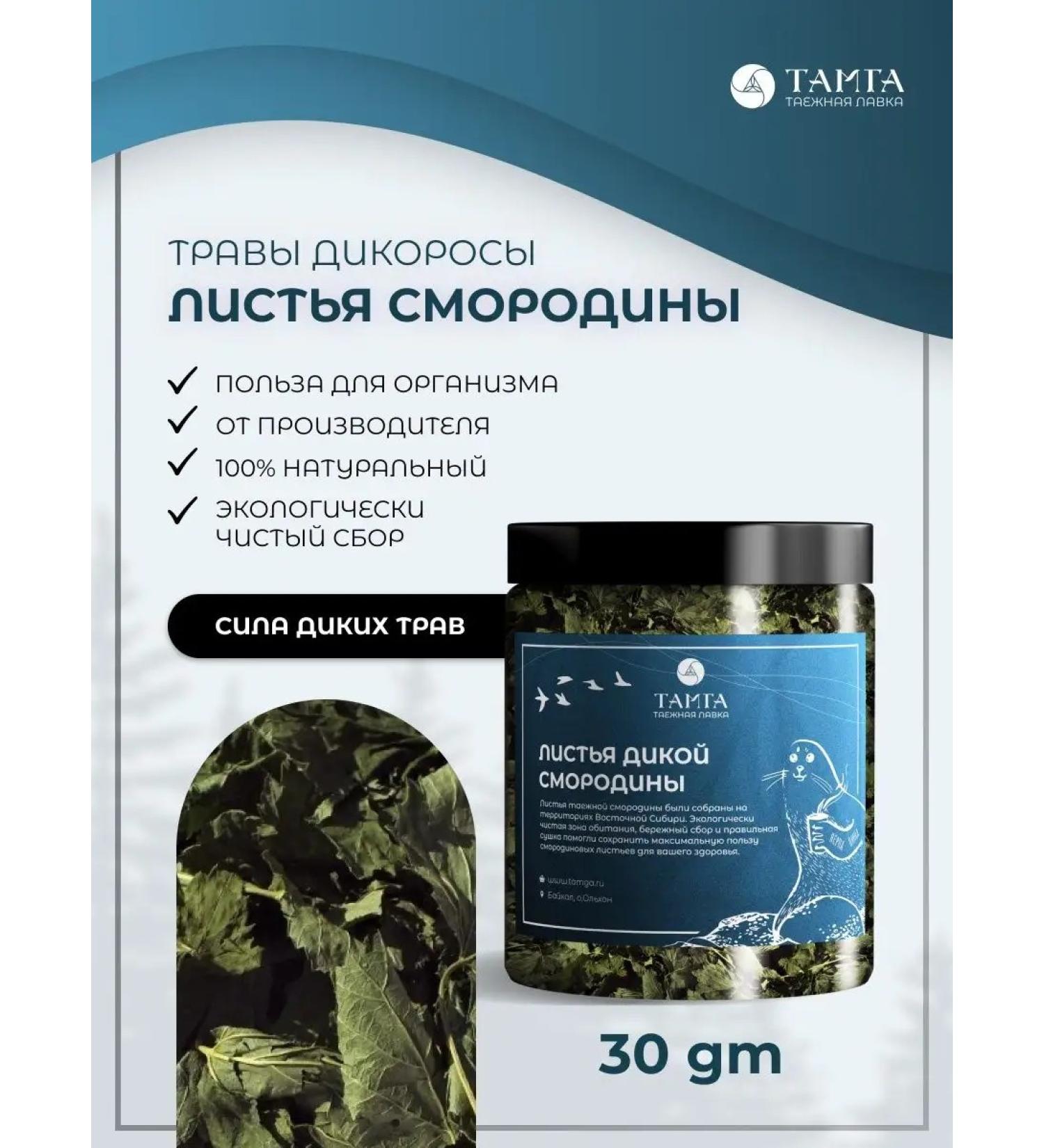 TAMGA taiga shop Wildcurrant leaves - herbal tea 30 g - Buy Online on GoSupps.com