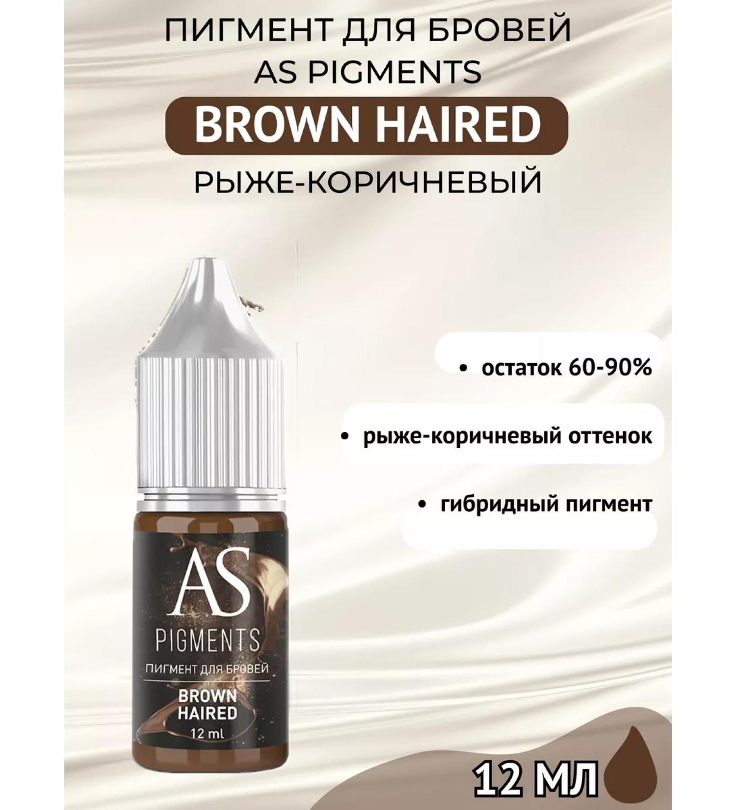 AS COMPANY BY ALINA SHAKHOVA Brown Haired eyebrow pigment 12 ml - Buy Online on GoSupps.com