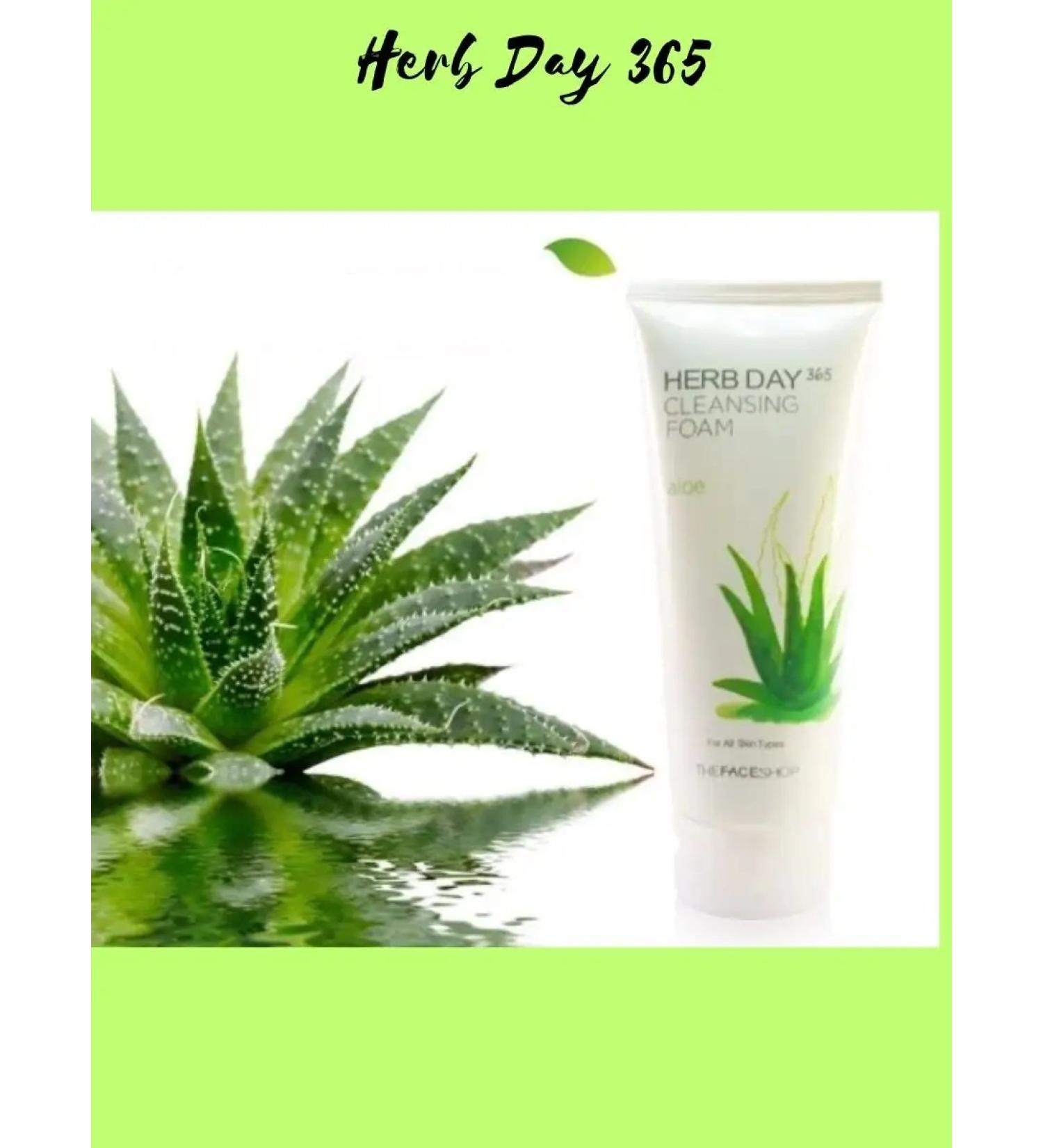 Foam for washing with aloe Herb Day 365 extract - Buy Online on GoSupps.com