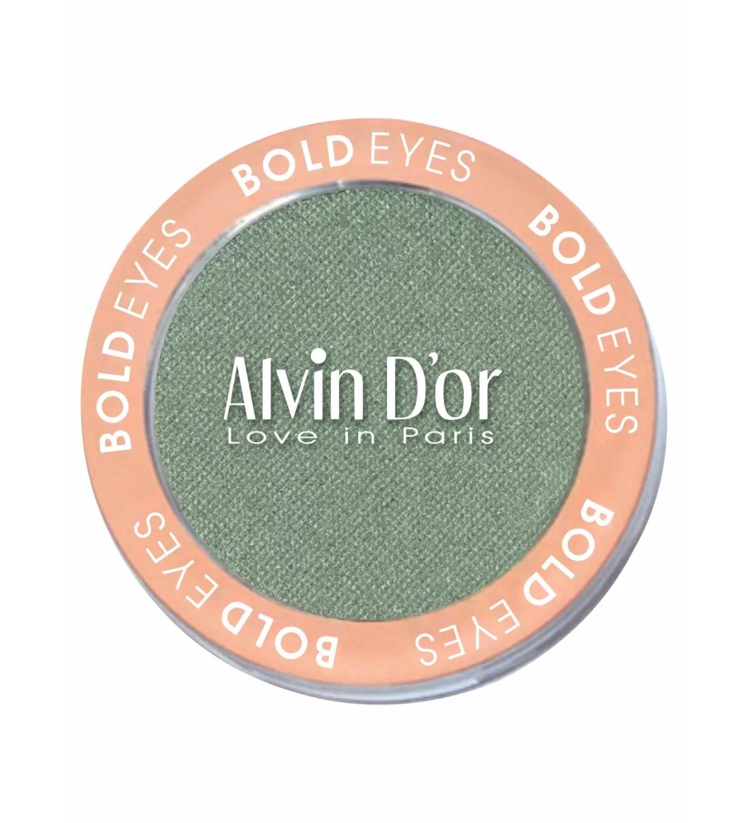 Alvin D'Or Eye Shadows Satin Bold Eyes tone 08 Green mother - Buy Online on GoSupps.com