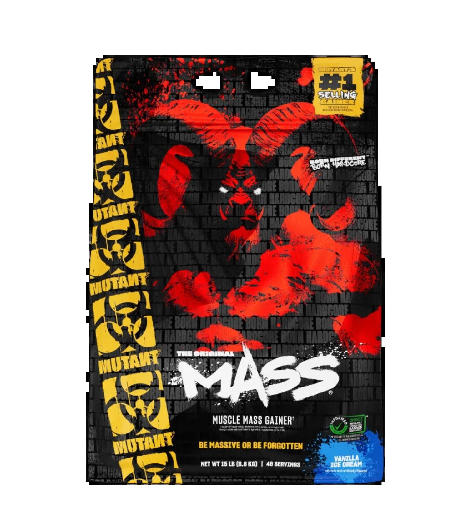 MUTANT MASS Gainer Mass 6800 g (vanilla ice cream) - Buy Online on GoSupps.com