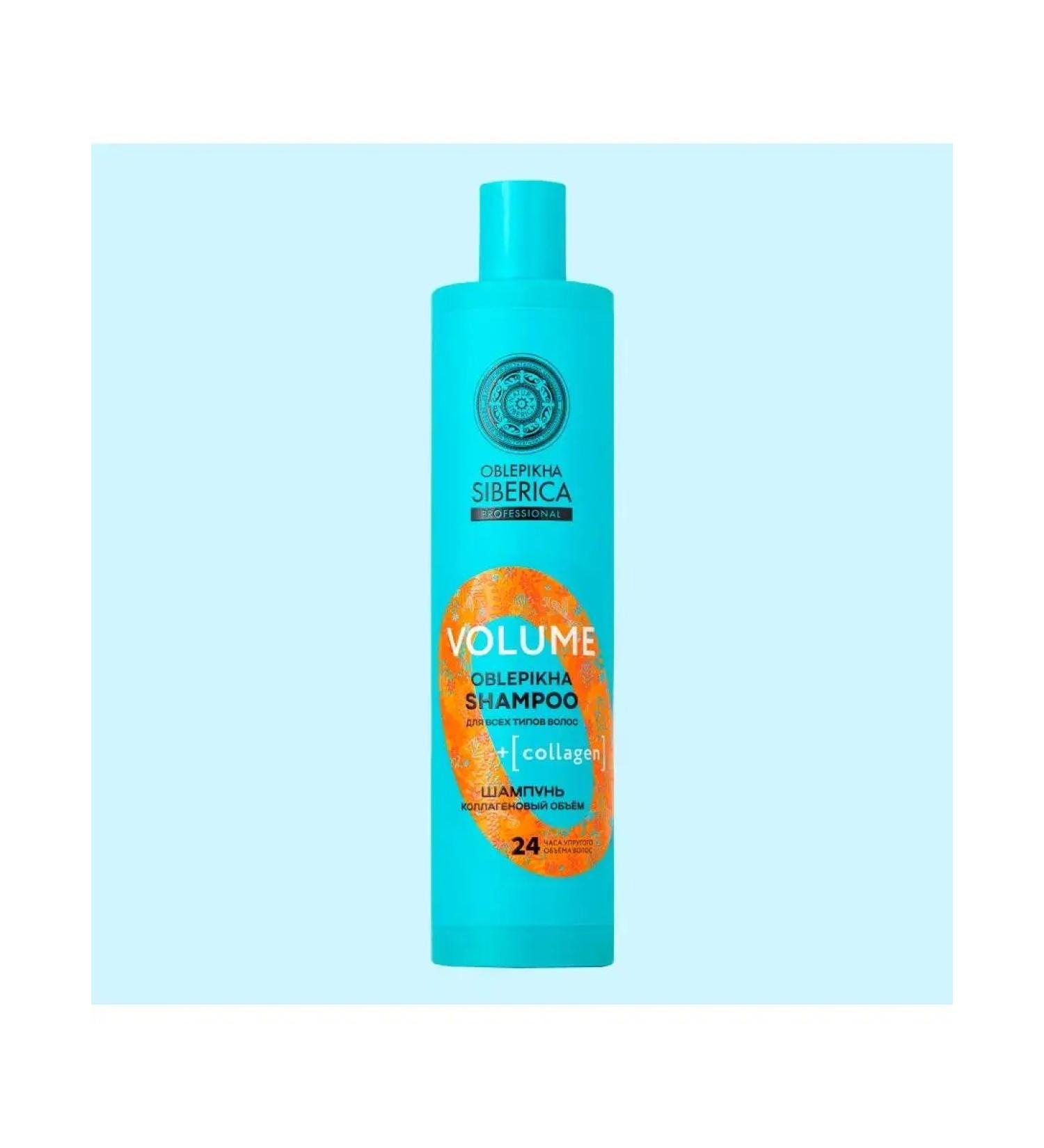 Natura Siberica Shampoo collagen volume for all hair types 400 ml