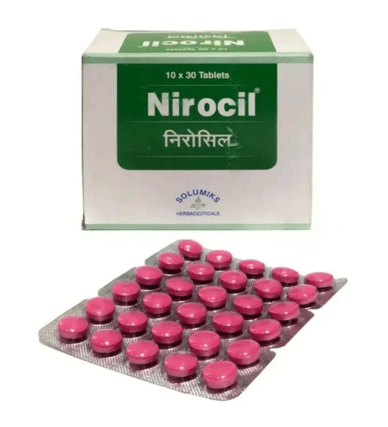 Lakshmi Ayurveda Nirocil Solumiks nirocil Solyumix 300Tab for liver