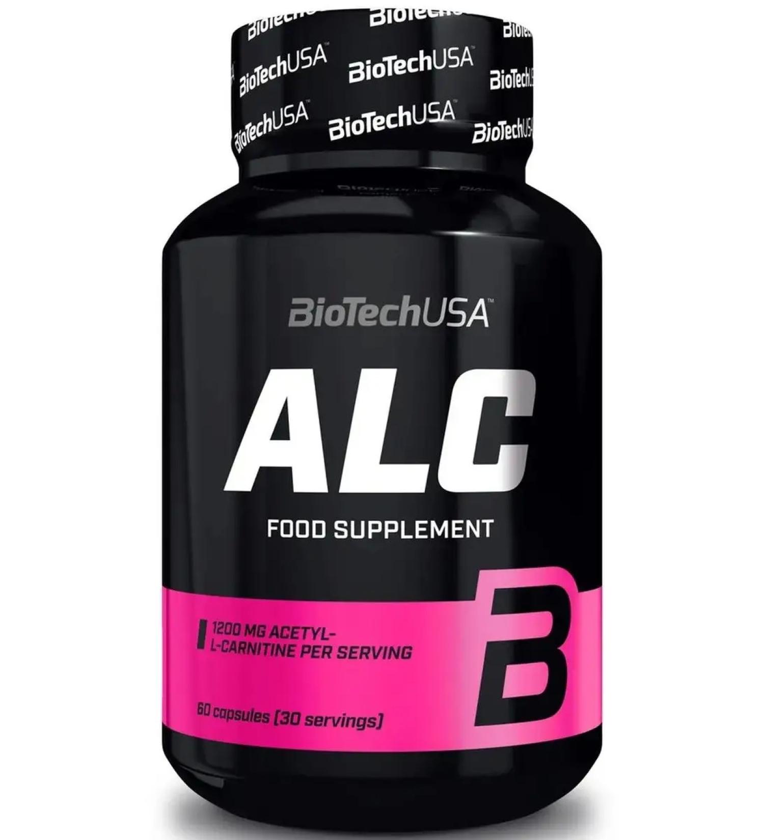 BioTechUSA Biotech acetyl l-carnitine Alc 60 capsules - Buy Online on GoSupps.com