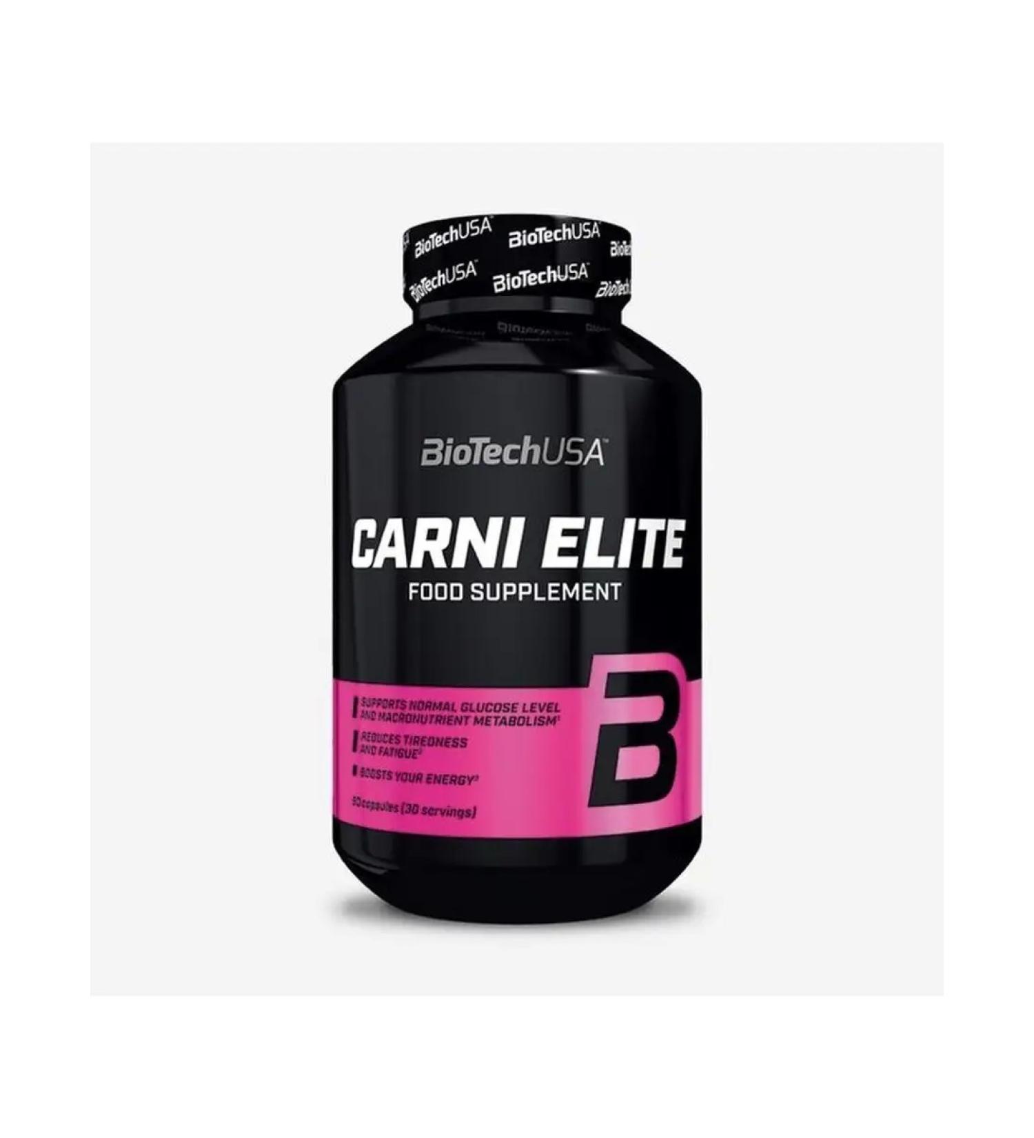 BioTechUSA Biotech Carni Elite 90 pcs L-carnitin complex for weight loss