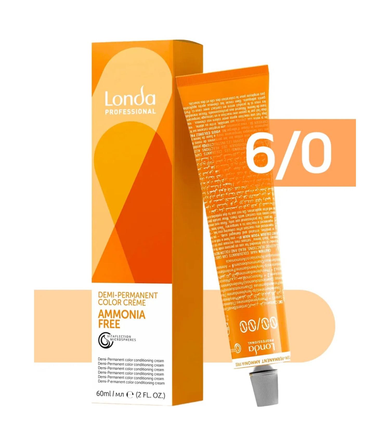 Londa Professional Tinting hair dye Ammonia free 6 0 - Buy Online on GoSupps.com