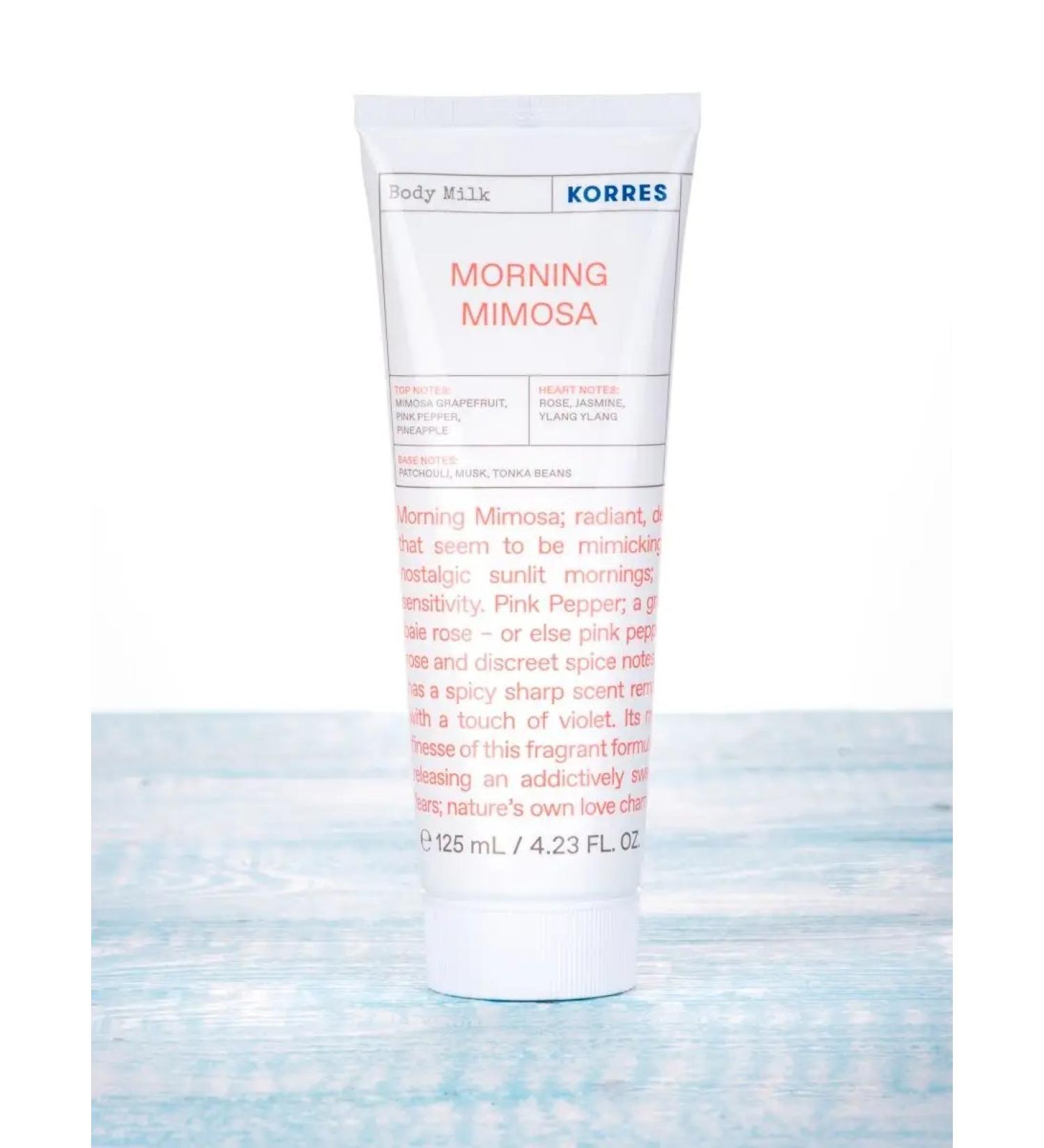 Korres Body milk 'morning mimosa' 125ml - Buy Online on GoSupps.com