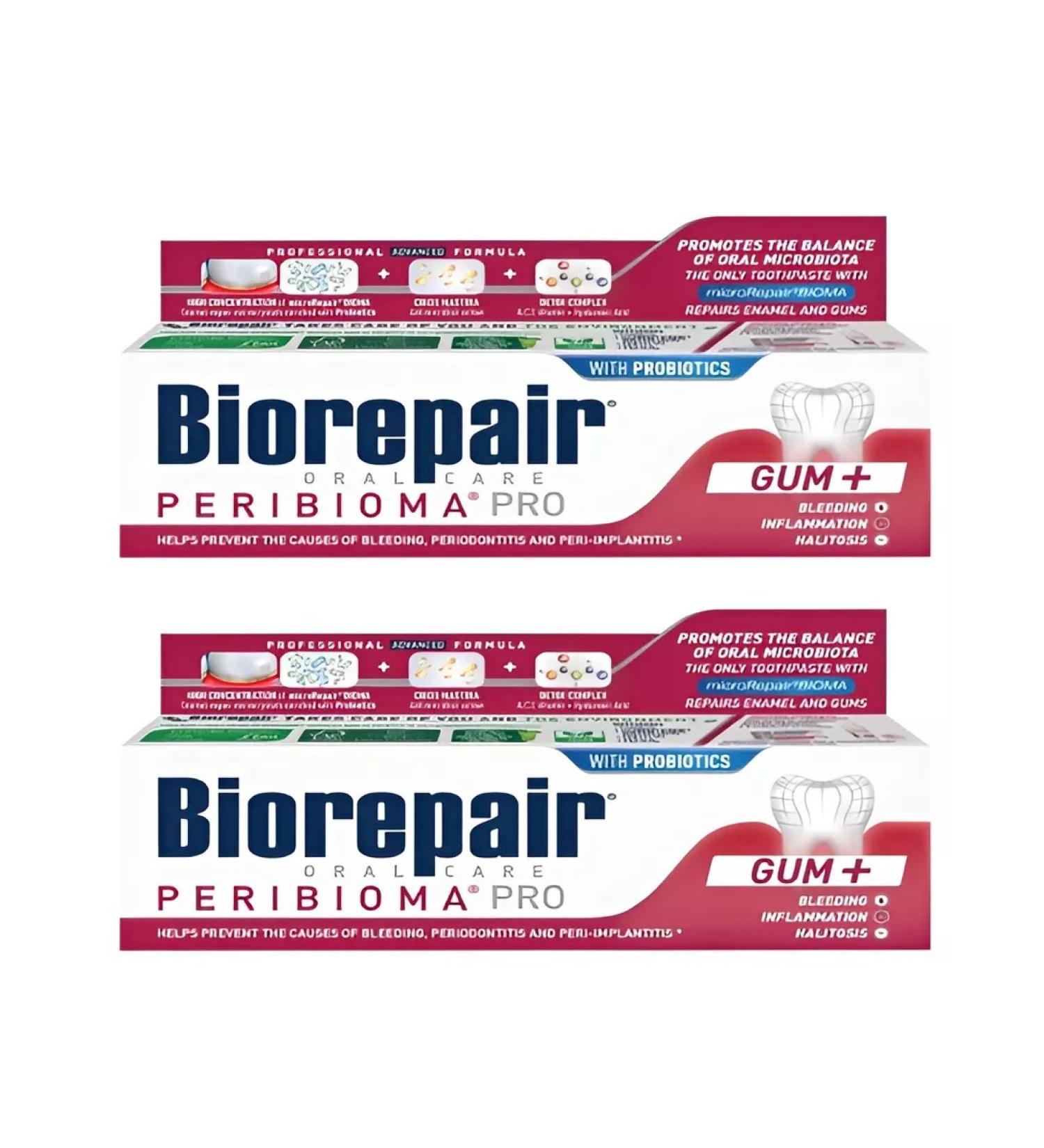Biorepair Paste of peribioma 75ml - 2pcs