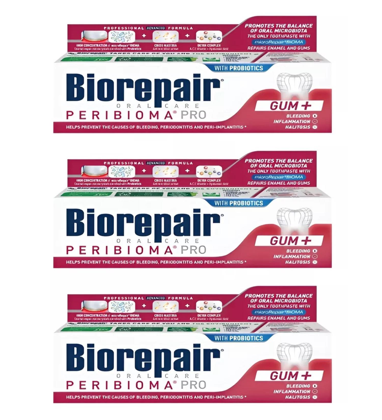 Biorepair Paste of peribioma 75ml -3pcs