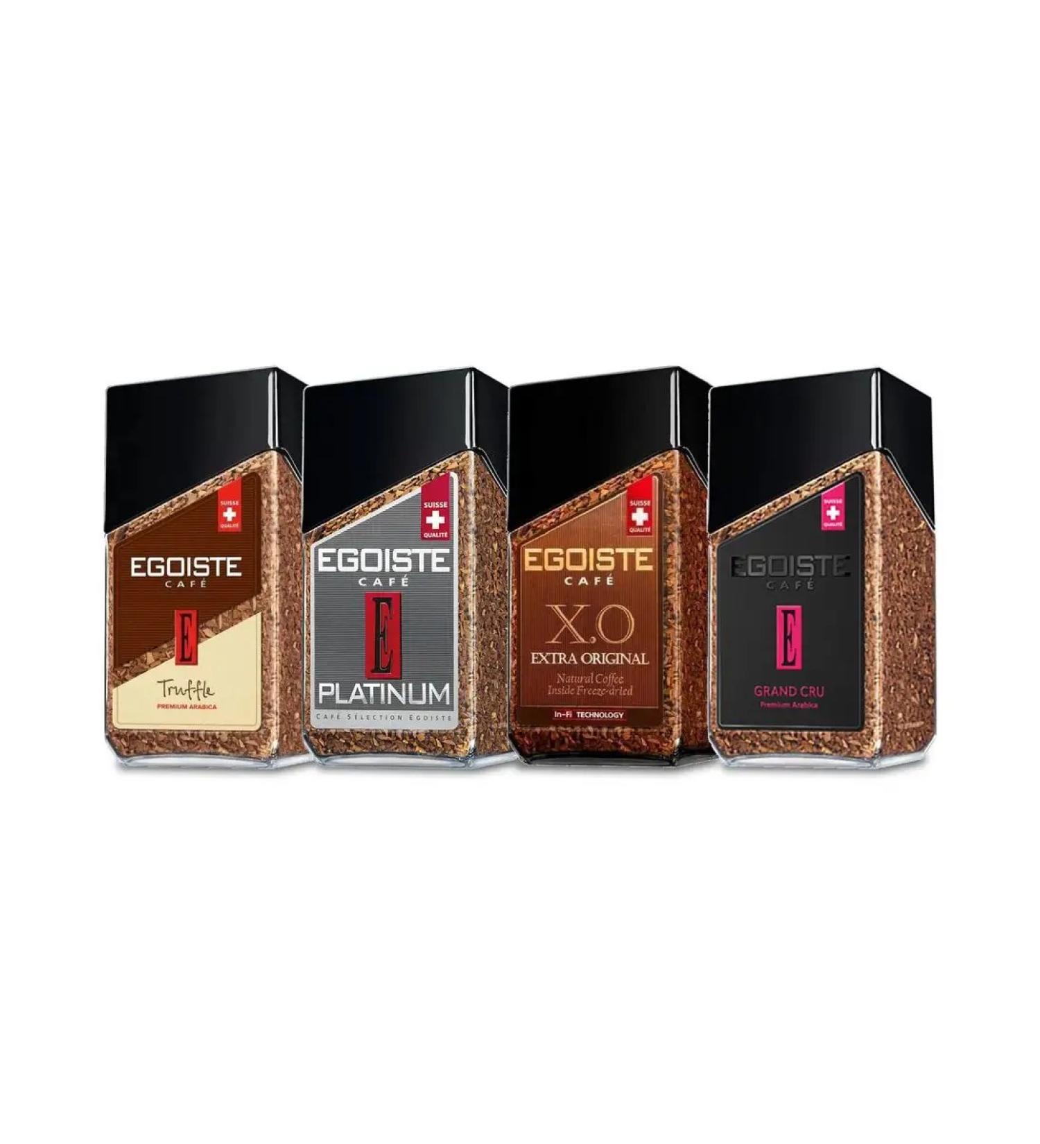 EGOISTE Coffee set (Truffle + Platinum + X.O. + Grand Cru) - Buy Online on GoSupps.com