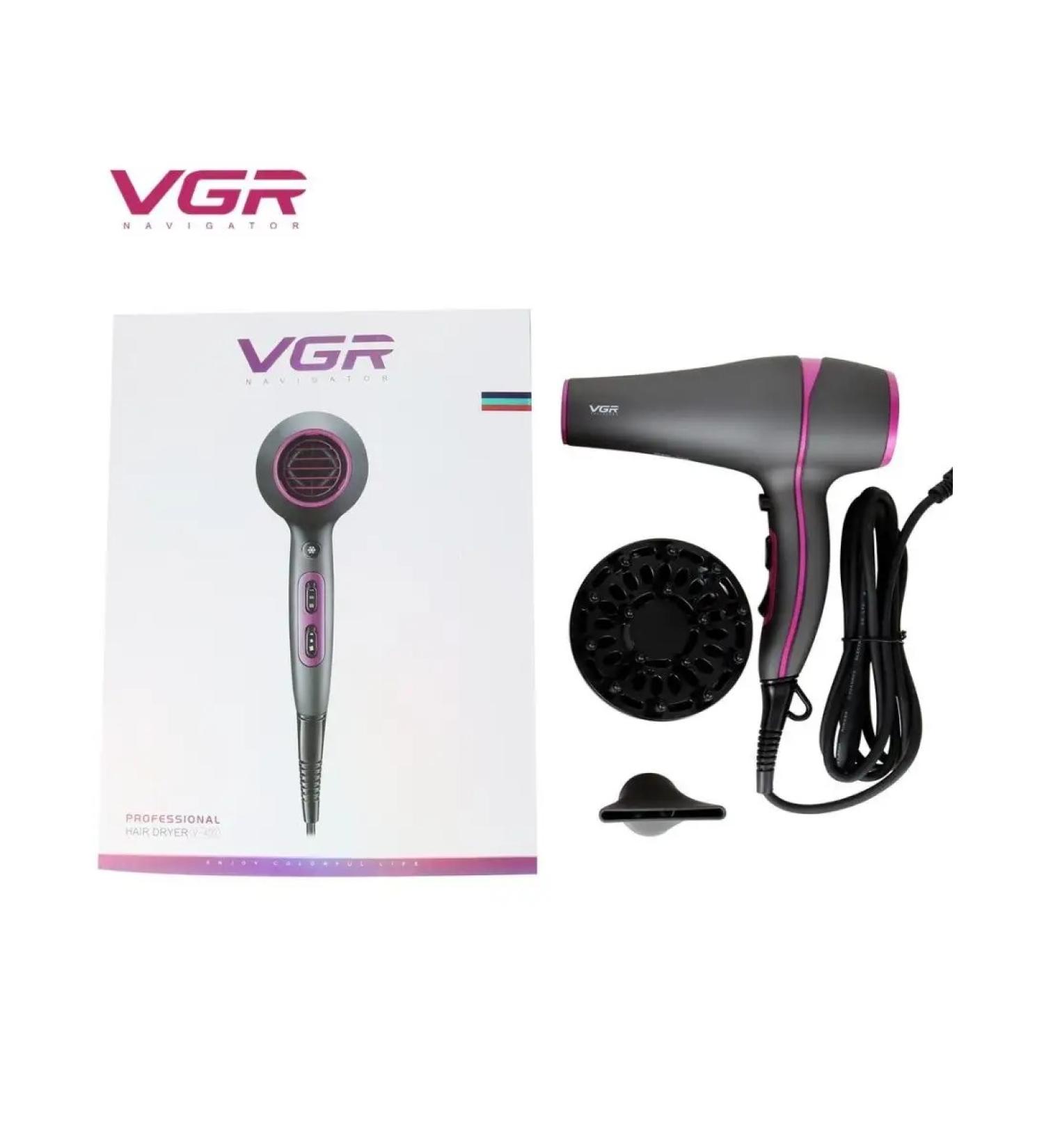 VGR Hair hair dryer is professional for laying ionization - Buy Online on GoSupps.com