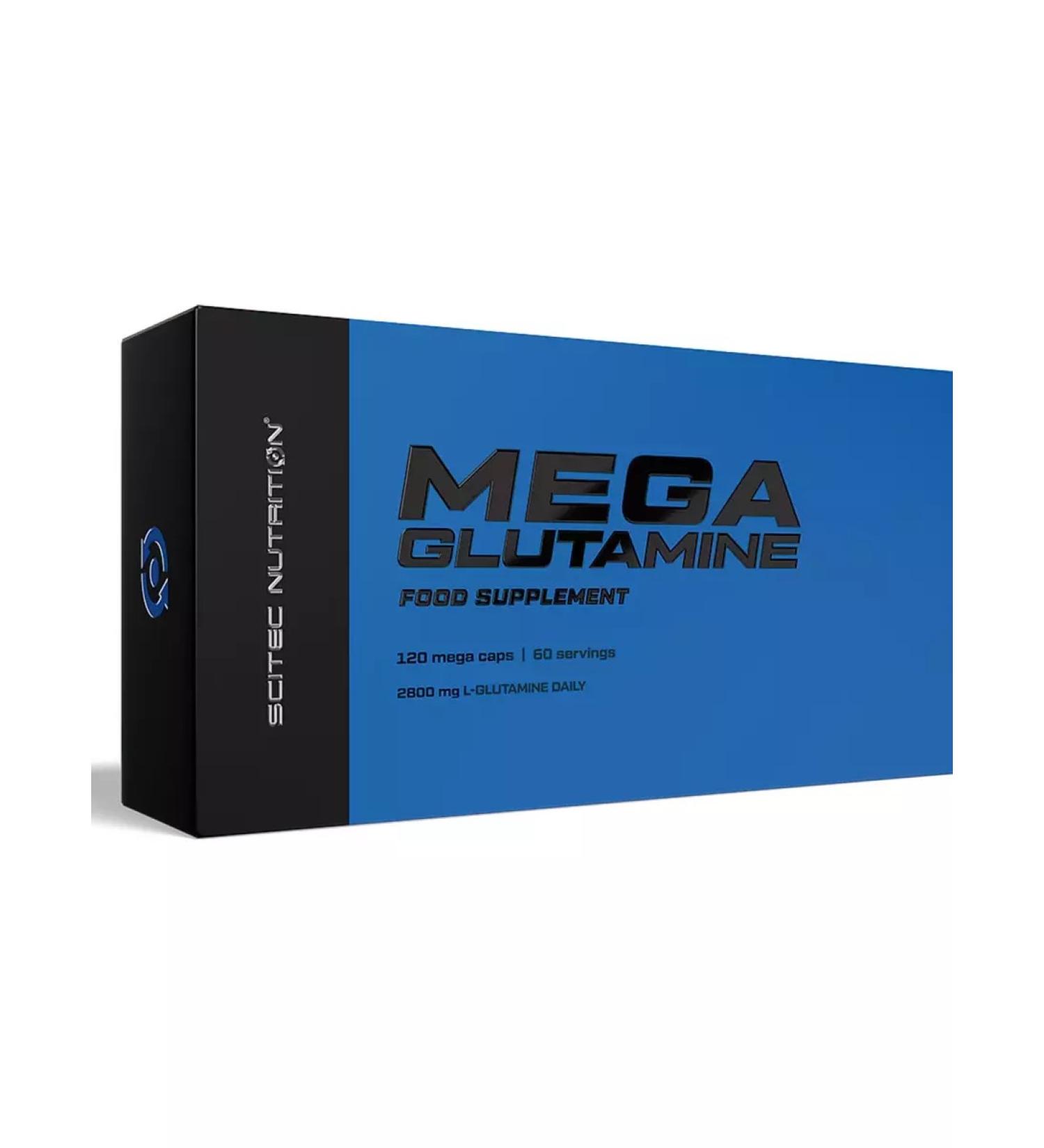 Scitec Nutrition Glutamine in MEGA Glutamine capsules 60 servings - Buy Online on GoSupps.com