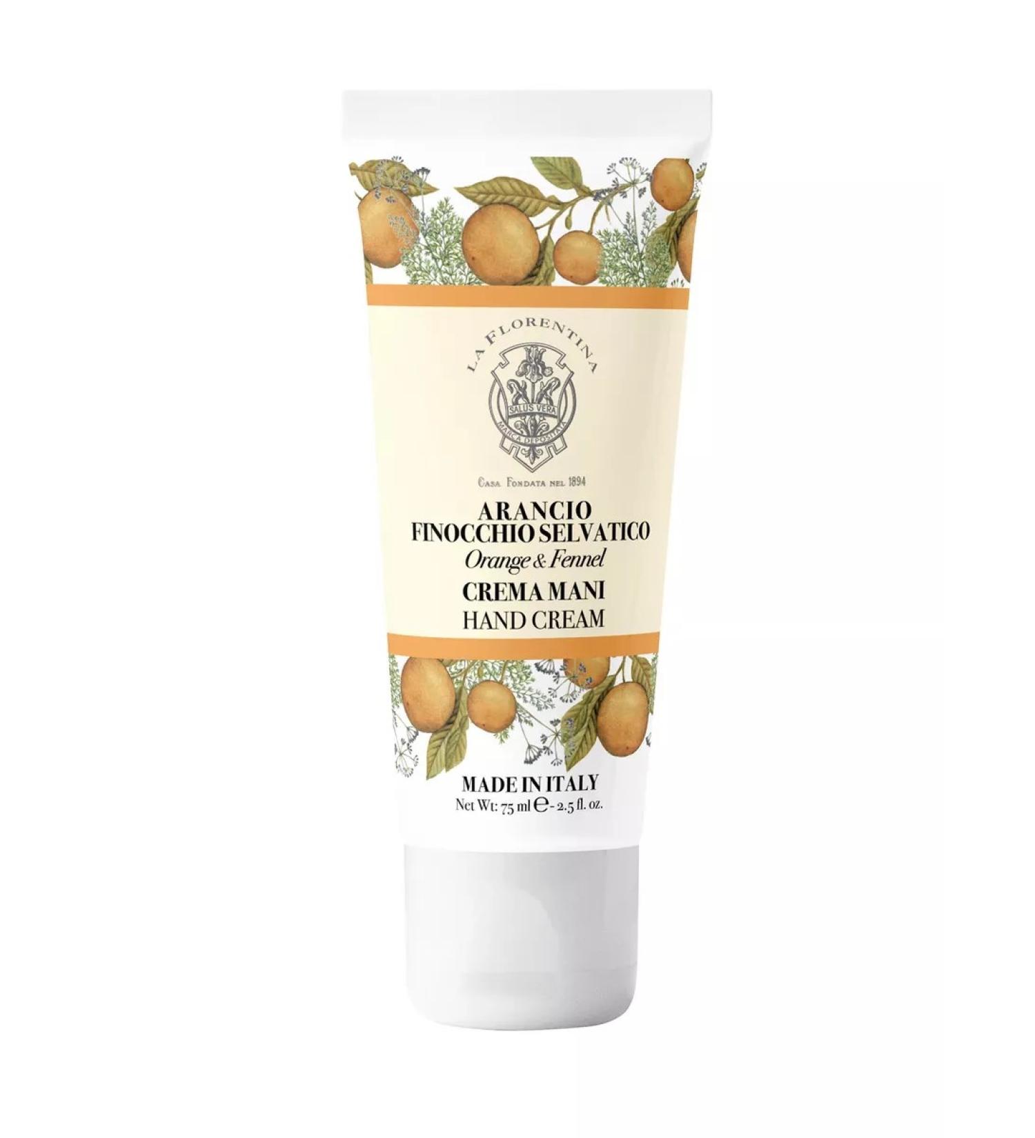 LA FLORENTINA Hand cream Pomario Orange and wild fennel 75 ml - Buy Online on GoSupps.com