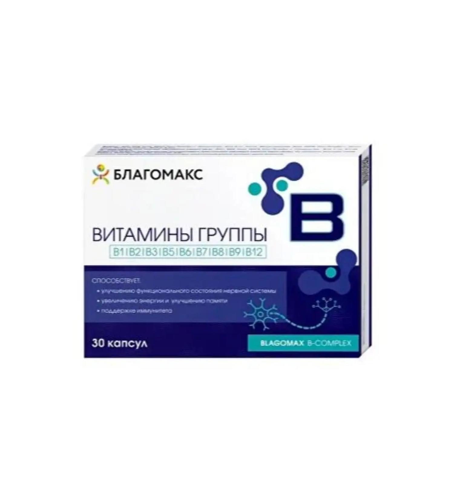 ViS Blagomax B vitamins B 30 capsules