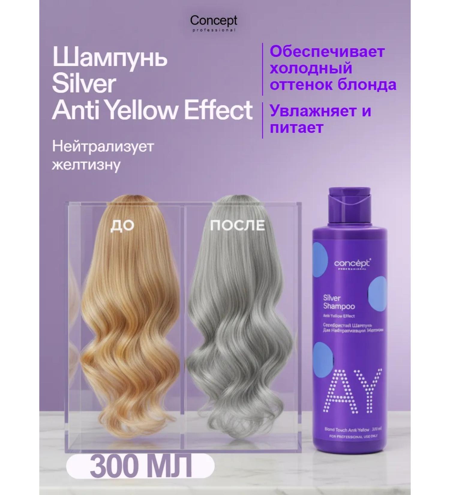 concept Tinted shampoo to neutralize yellowness 300 ml - Buy Online on GoSupps.com