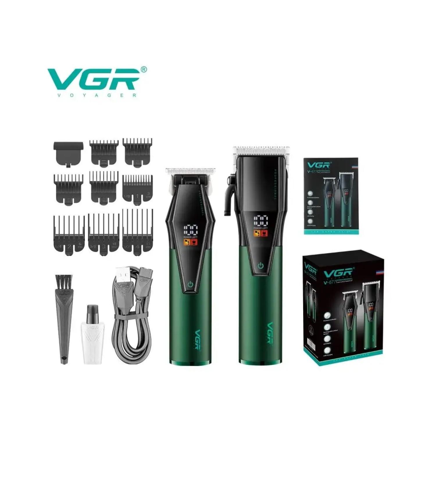 VGR Hair cutting machine trimmer for beard set - Buy Online on GoSupps.com