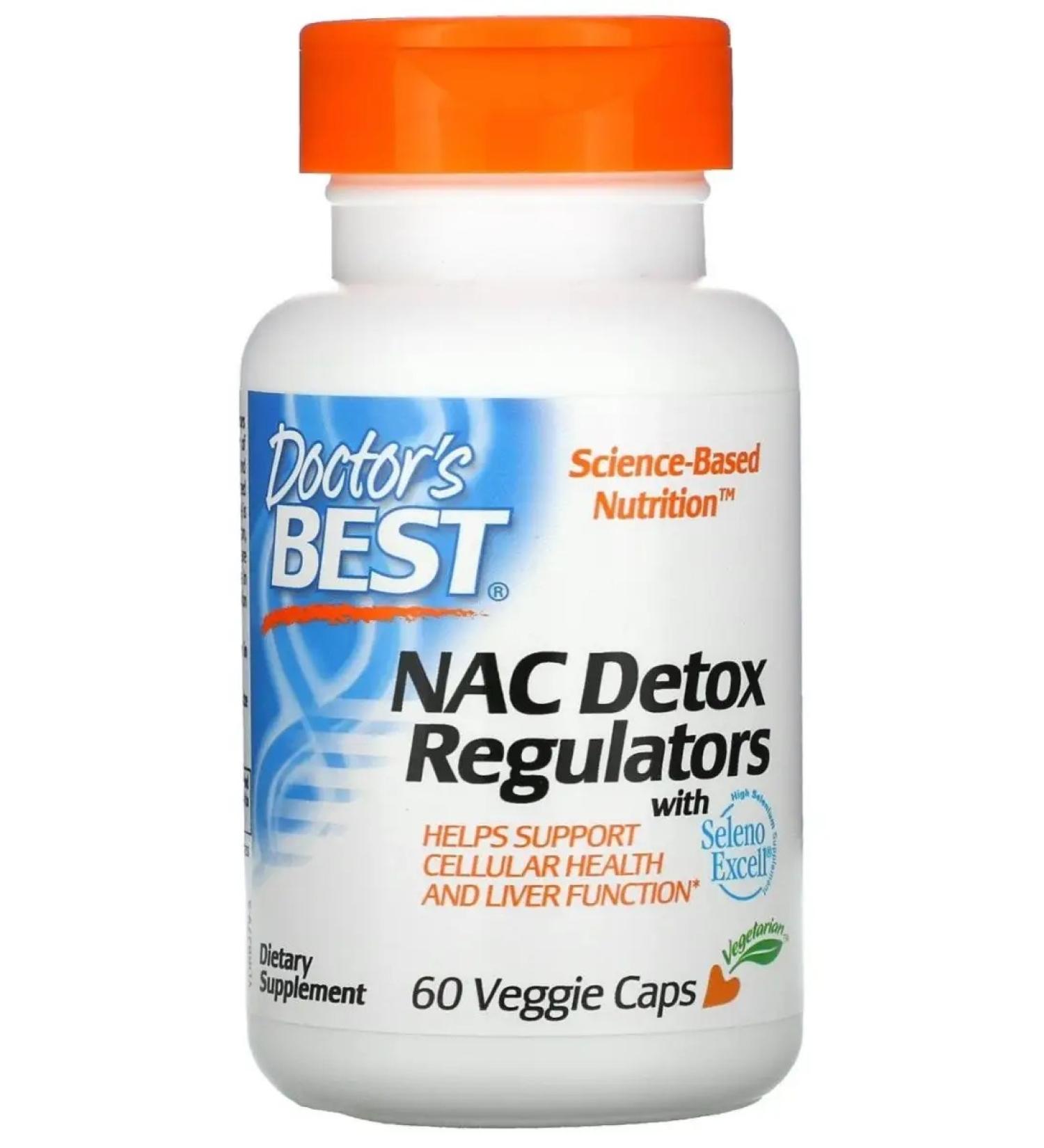 Doctor's Best NAC n-acetylcystein 60 capsules - Buy Online on GoSupps.com
