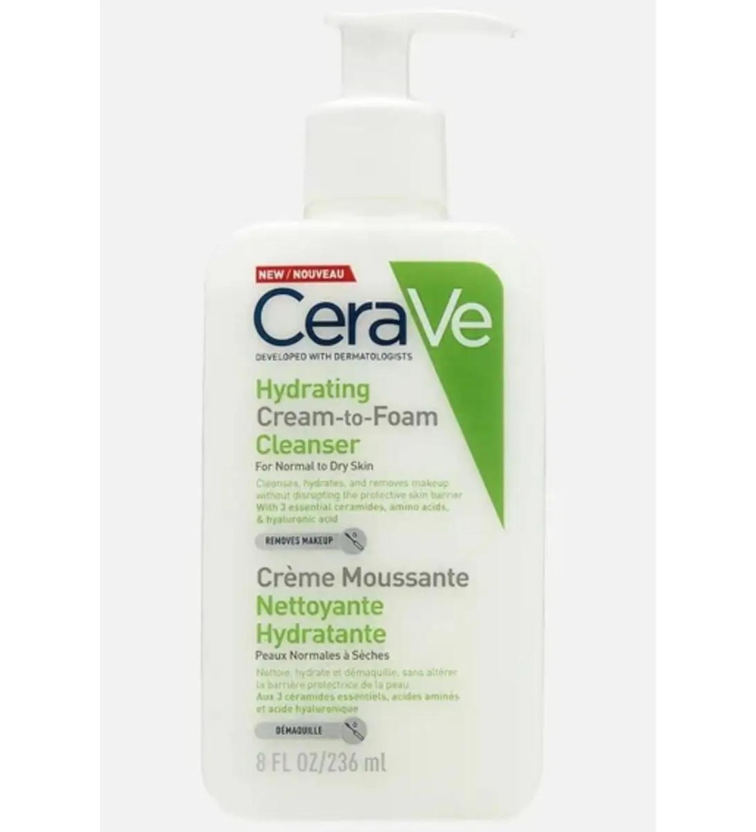 CeraVe Moisturizing cream for washing Hydrating Clenser 236 - Buy Online on GoSupps.com