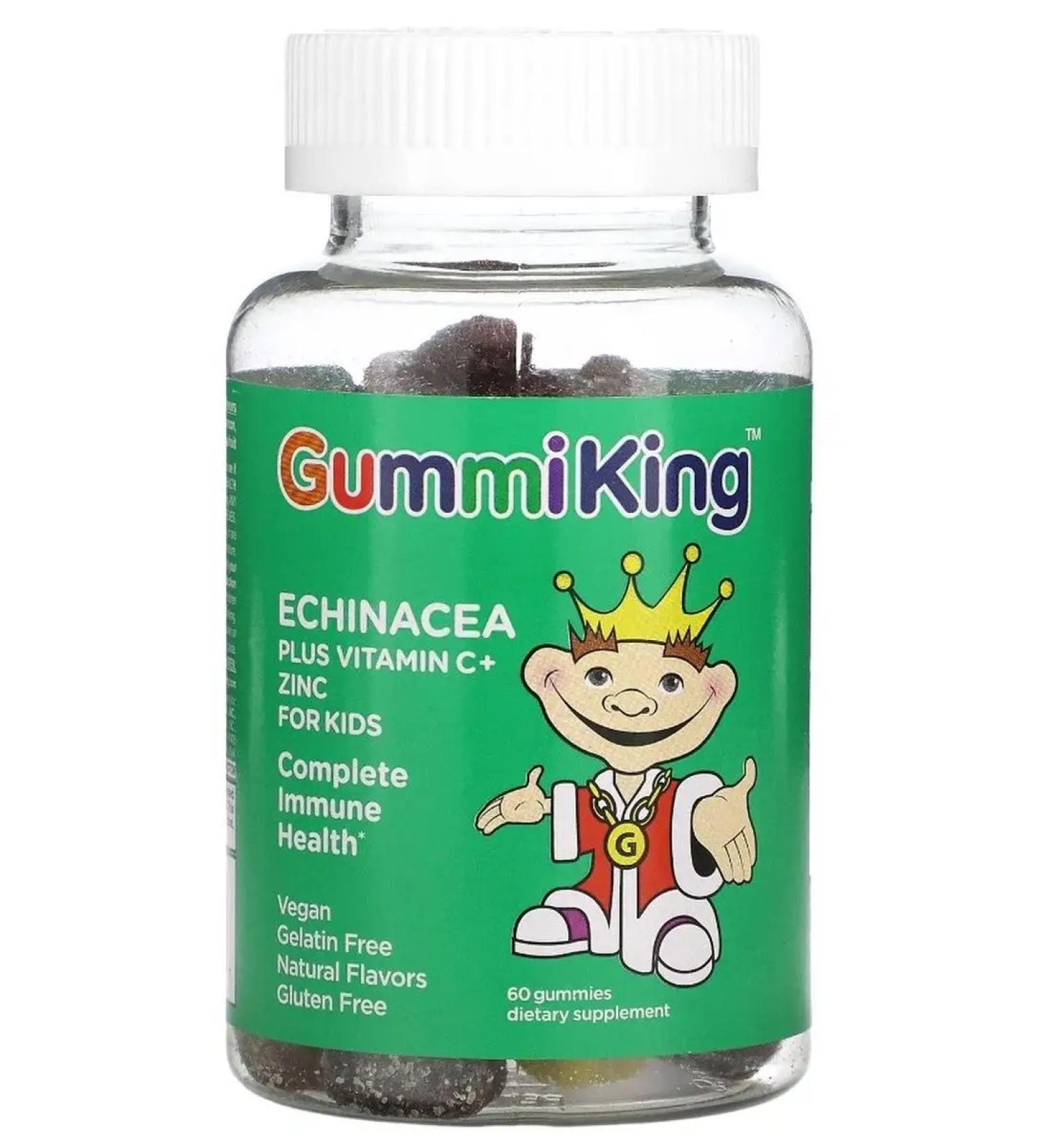 GummiKing Echinacea vitamin C and zinc for children 60 tablets