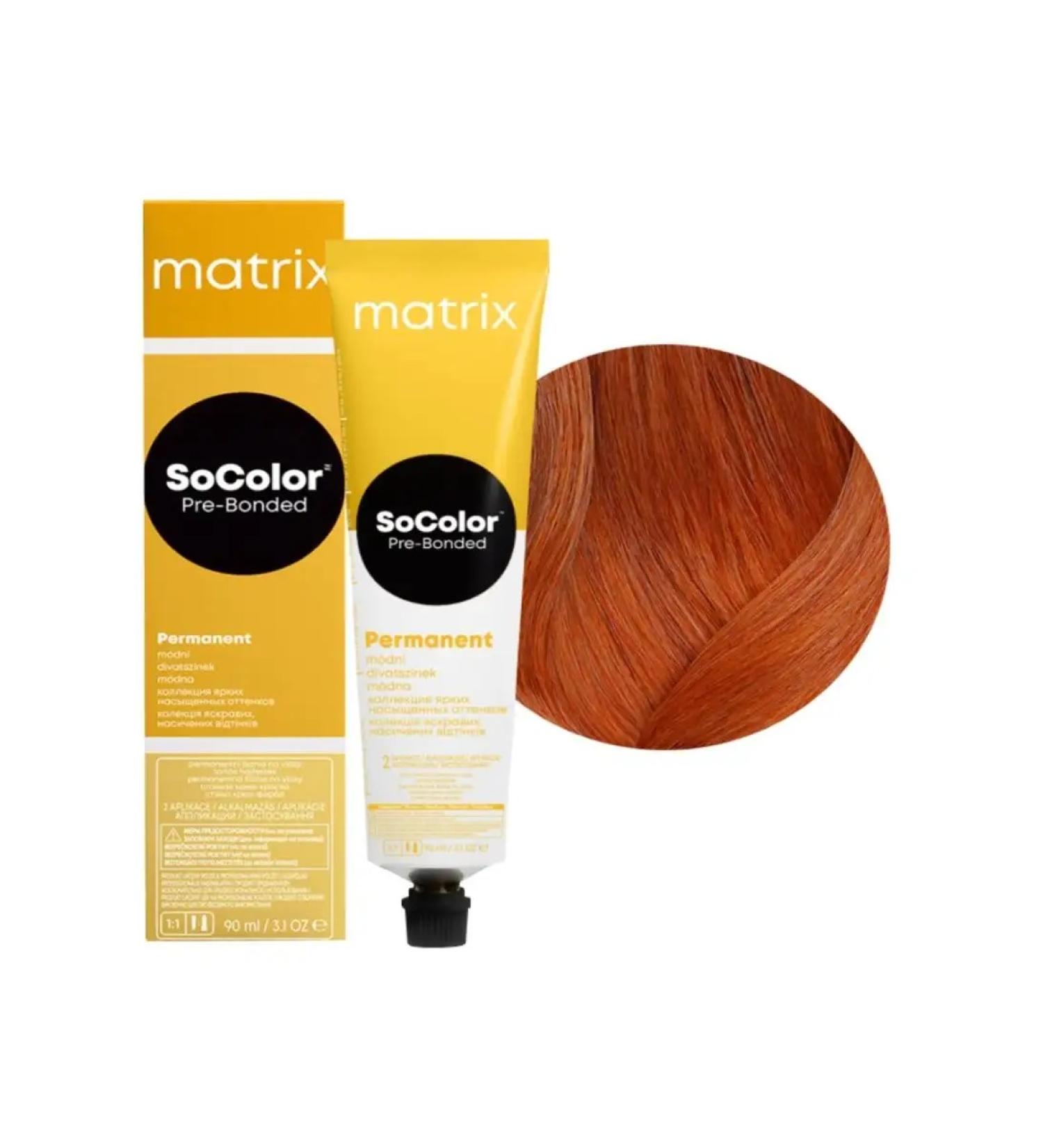 MATRIX 8 CC Socolor Pre-Bonded St. The blond is deep copper
