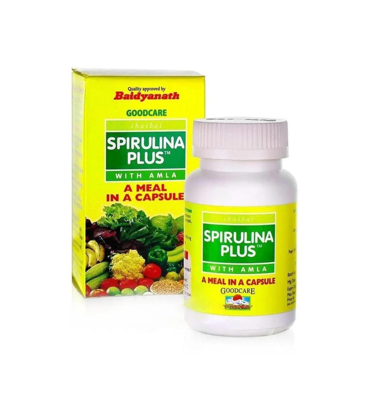 Baidyanath Spirulina plus with amye for immunity 60 cap.
